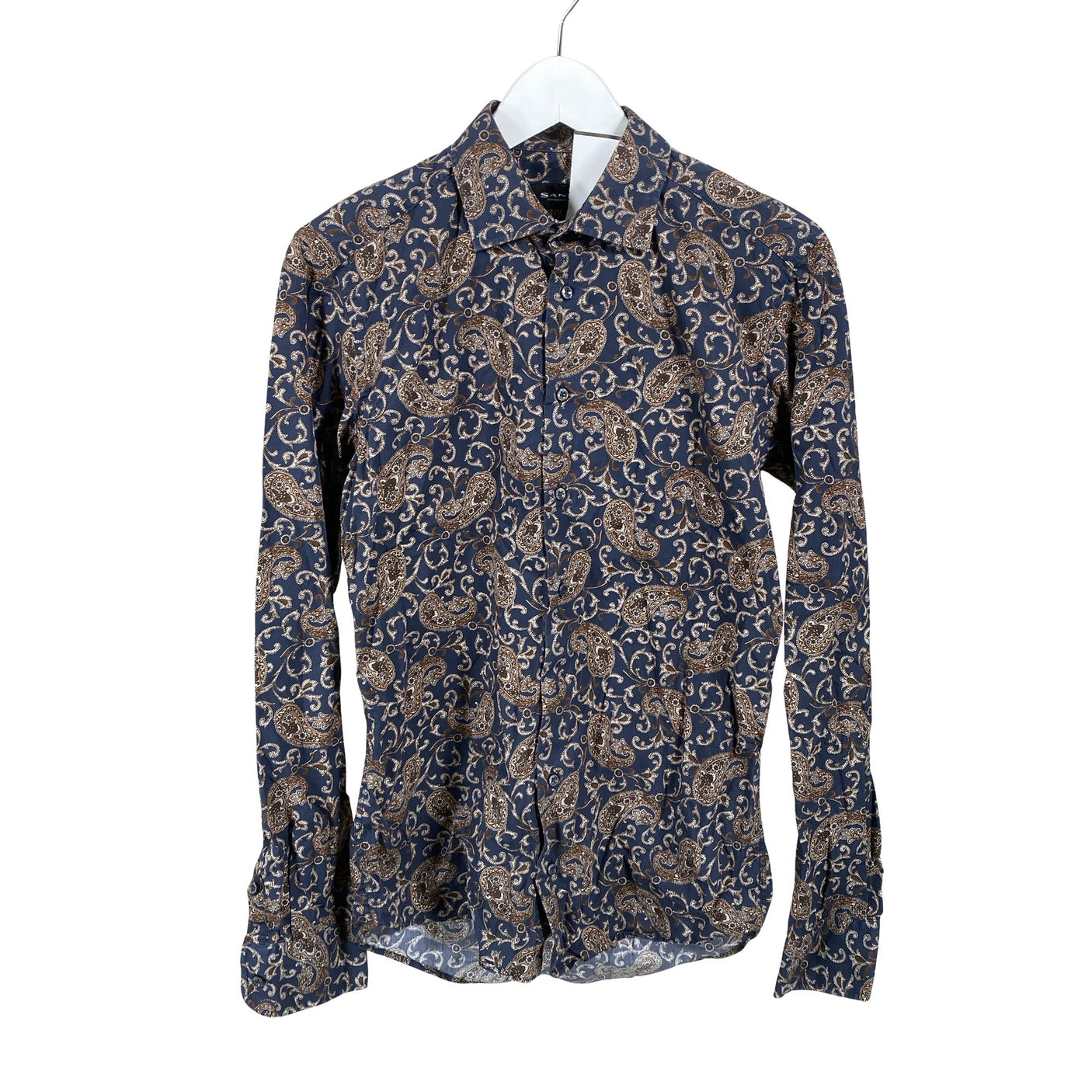 Unisex Sand - Collared shirt, size M - Blue (1)