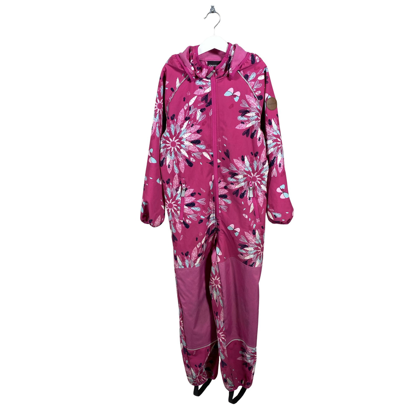 Unisex Jonathan - Soft shell jumpsuit, size 128 - 134 - Pink (1)