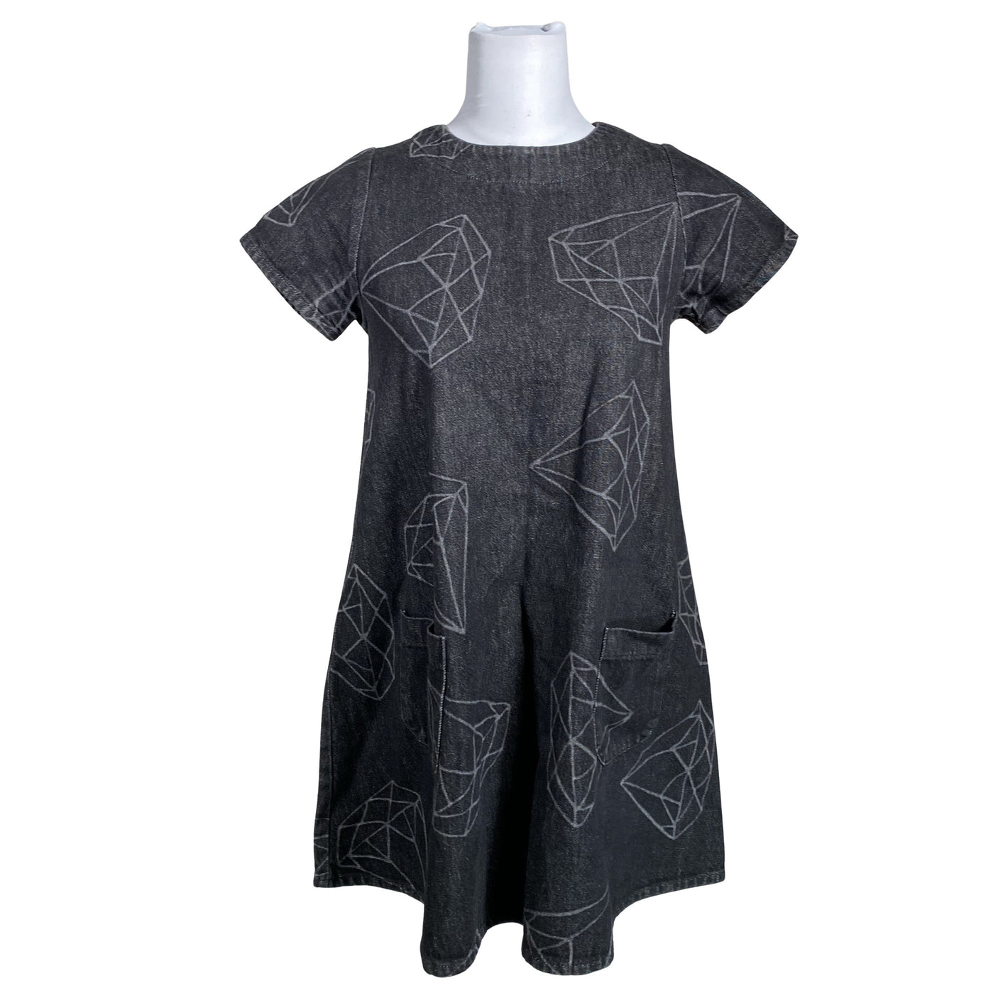 Unisex IVANAhelsinki - Denim dress, size 36 - Gray (1)
