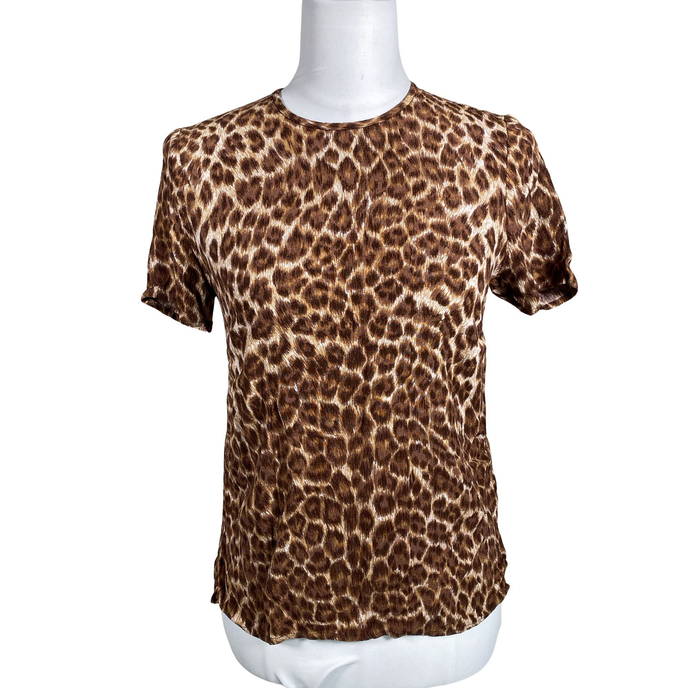 Unisex Samsoe&Samsoe - Short-sleeved blouse, size 36 - Brown (1)