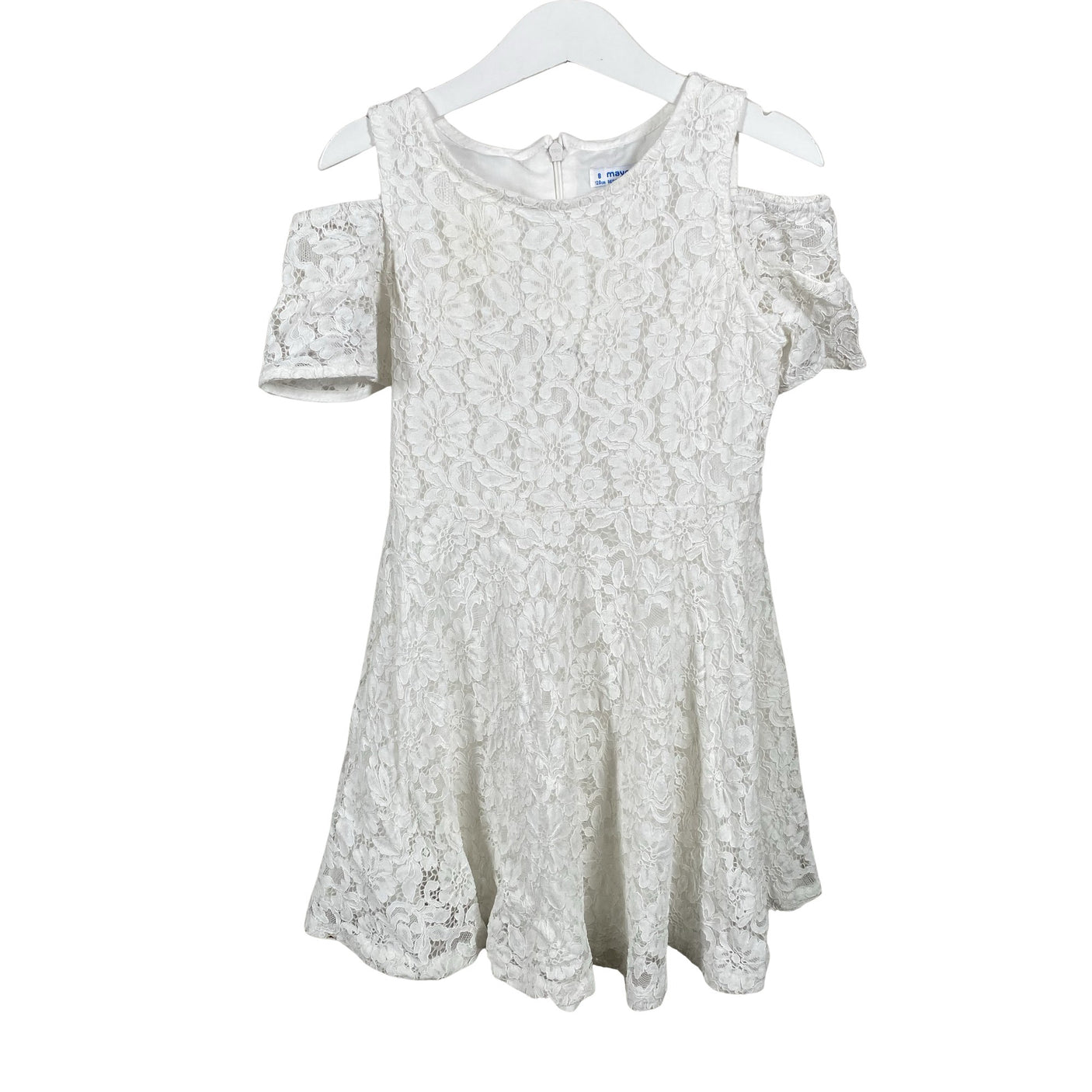 Unisex Mayoral - Dress, size 122 - 128 - White (1)