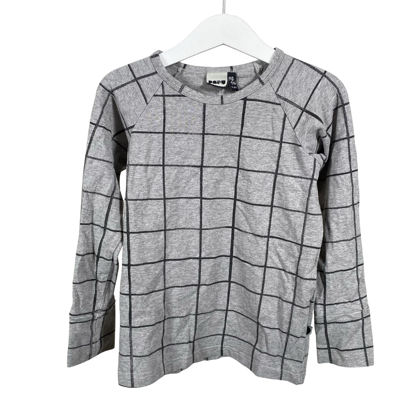 Unisex Papu - Tricot shirt, size 110 - 116 - Gray (1)