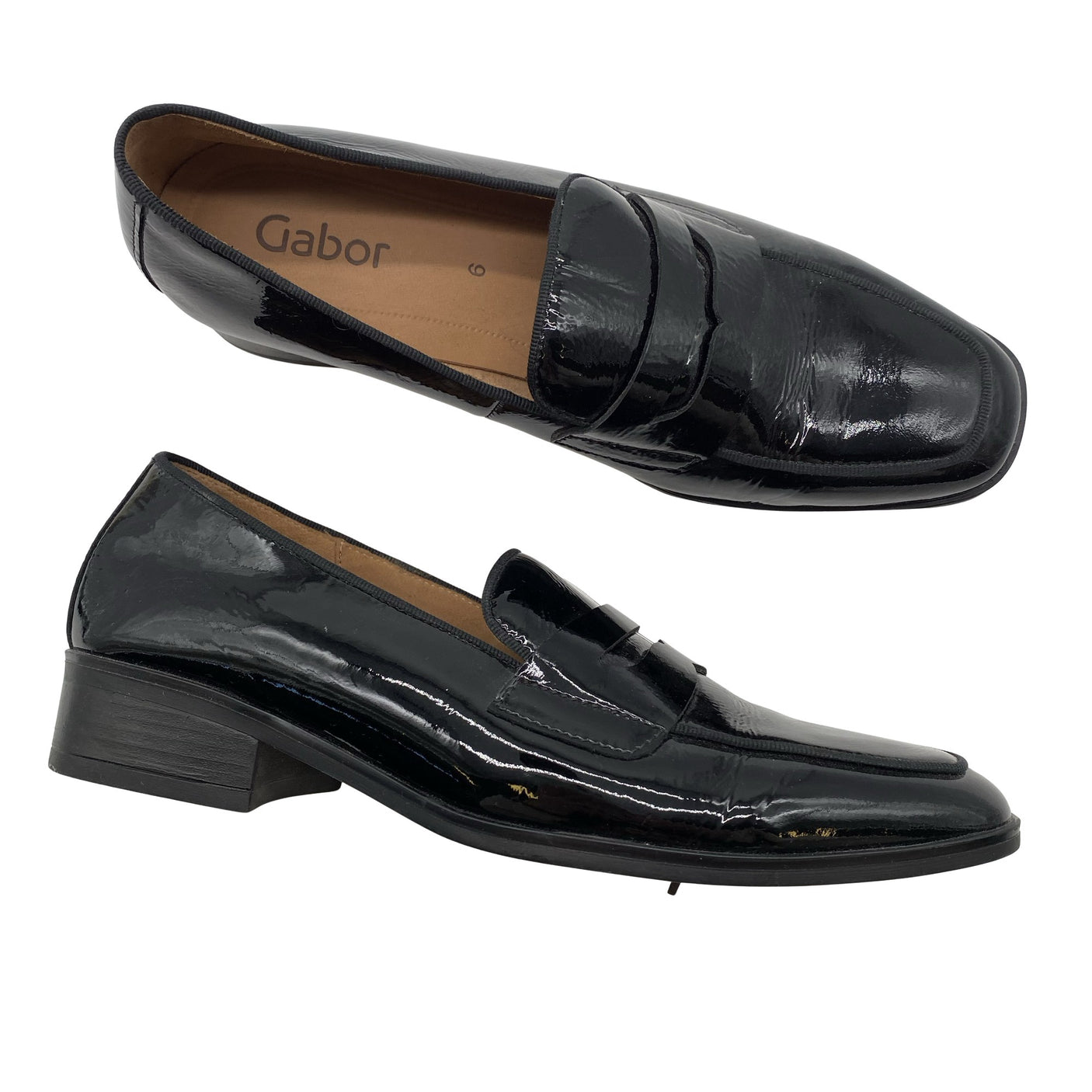 Unisex Gabor - Loafers, size 39 - Black (1)