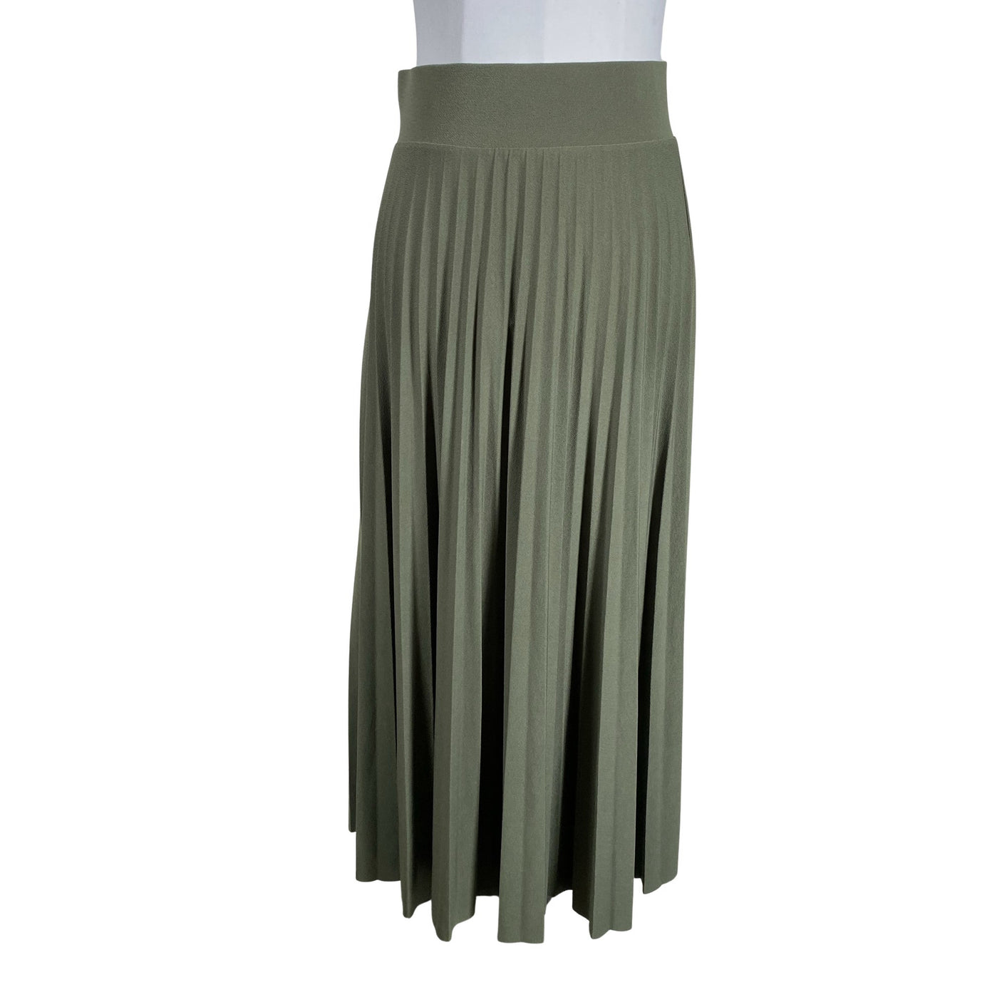 Unisex Anna Field - Pleated skirt, size 38 - Green (1)