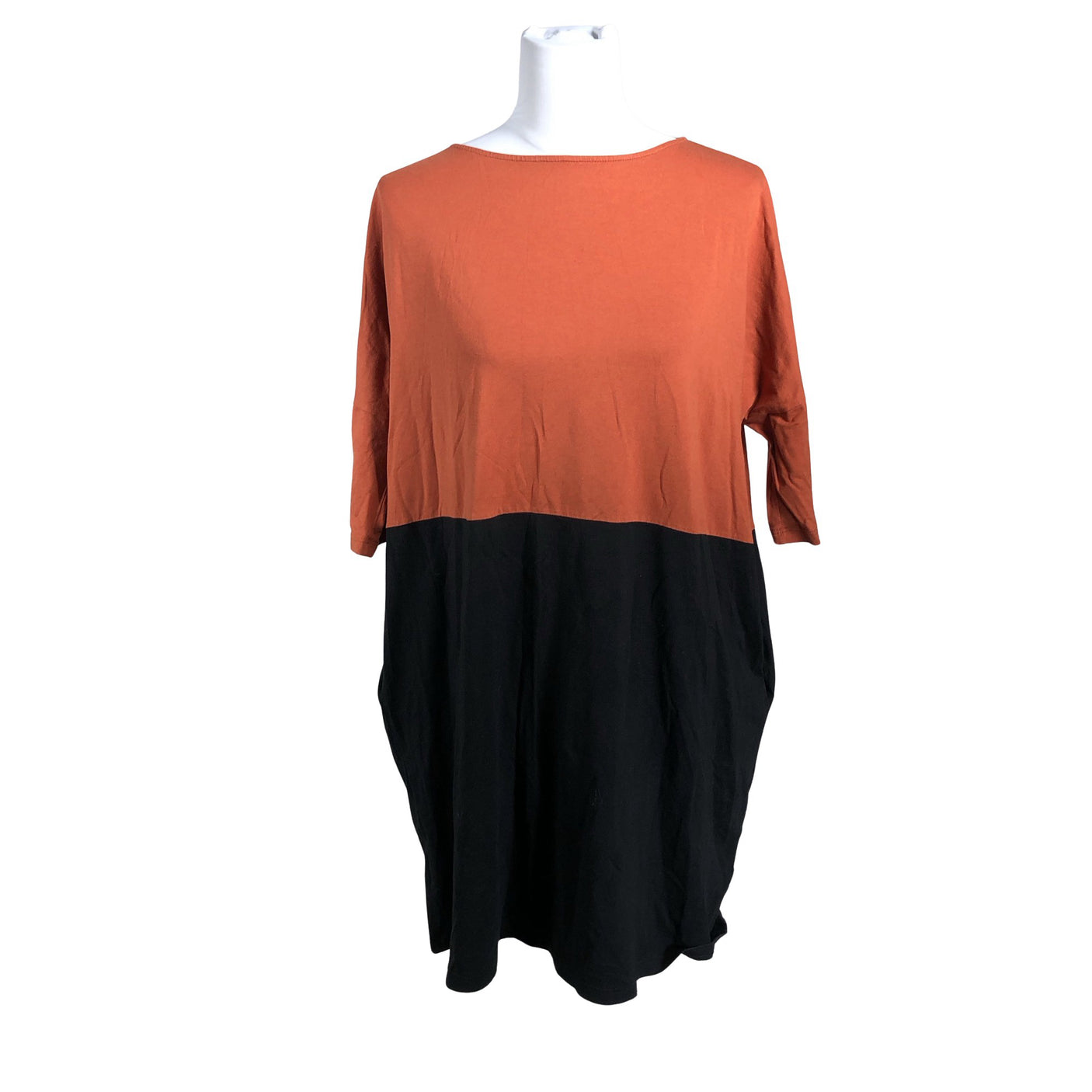 Unisex Neulomo - Tricot tunic, size 38 - Orange (1)
