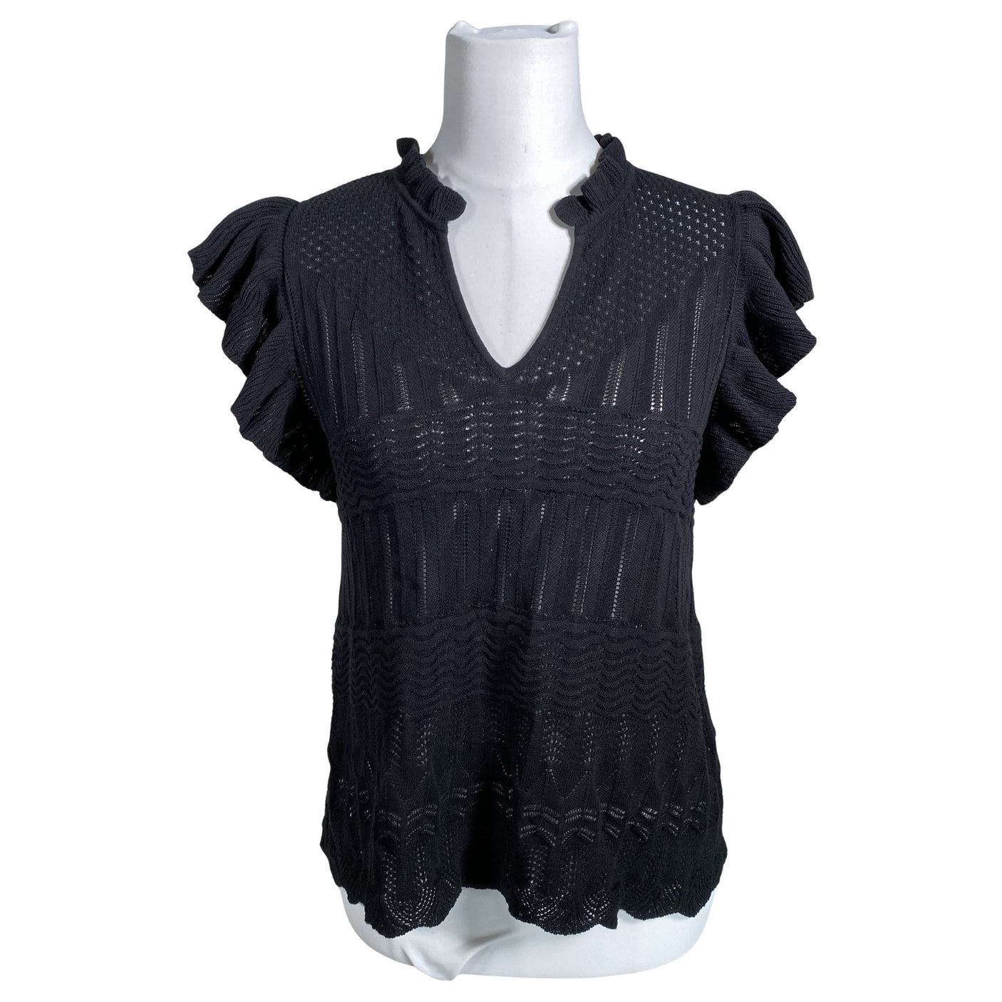 Unisex Mos Mosh - Short-sleeved blouse, size 36 - Black (1)
