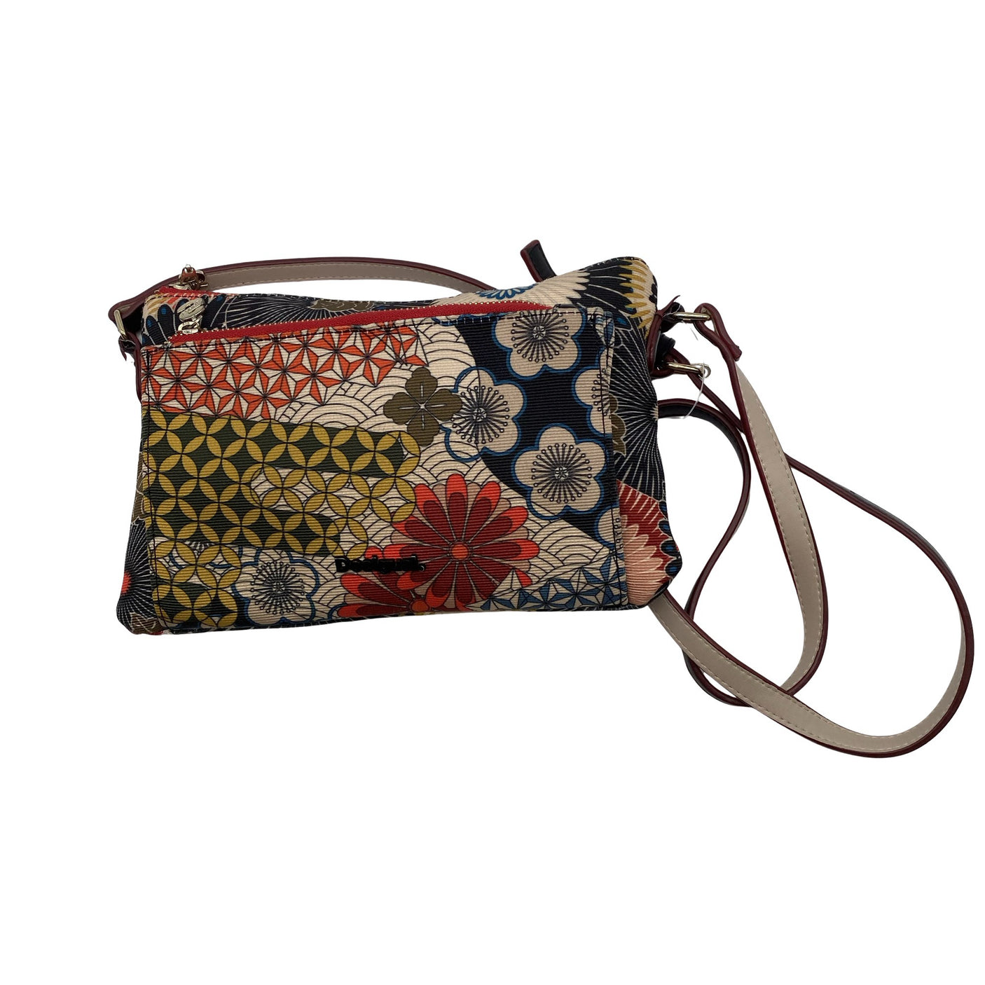 Unisex Desigual - Shoulder bag, size Midi - Beige (1)