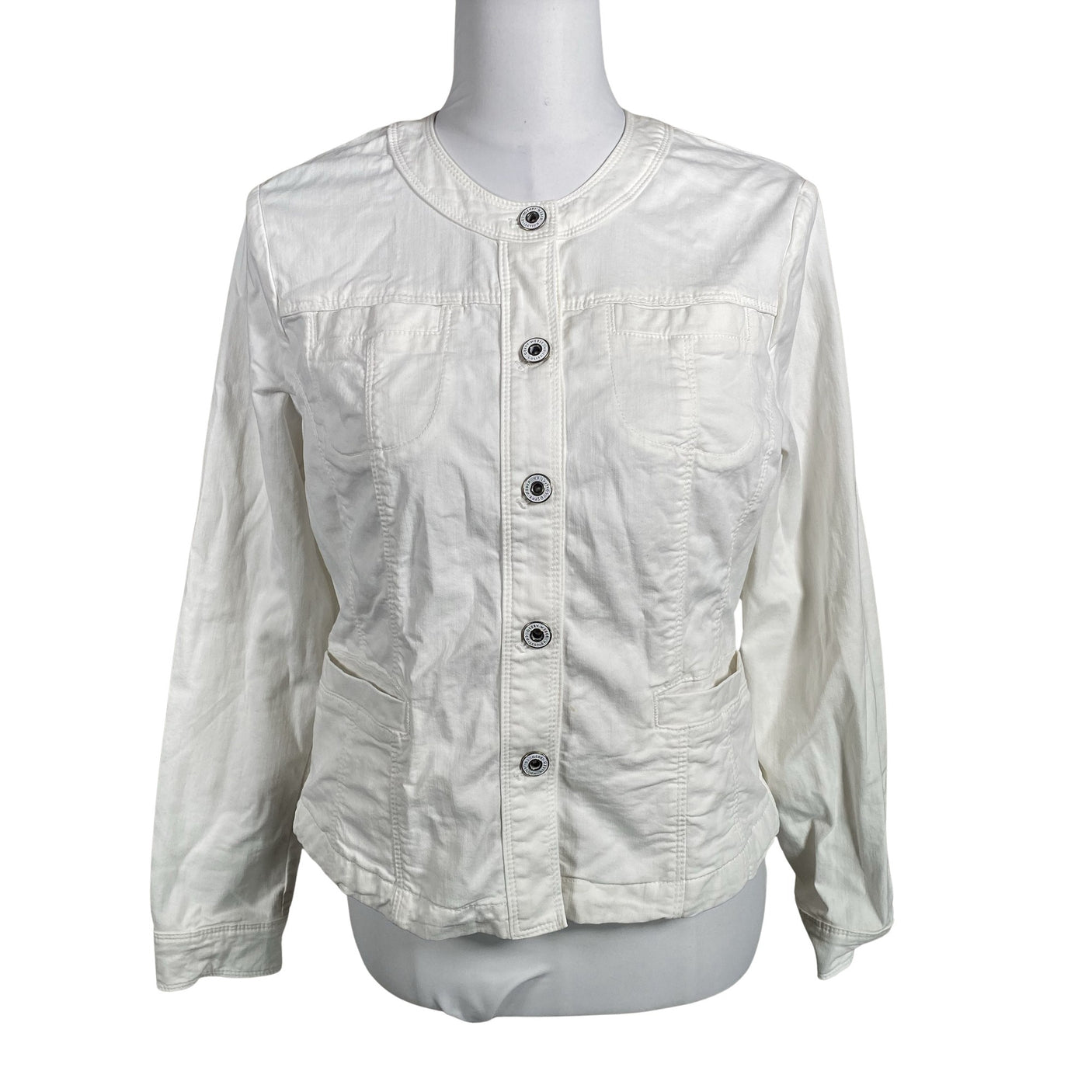 Unisex Gerry Weber - Denim jacket, size 40 - White (1)