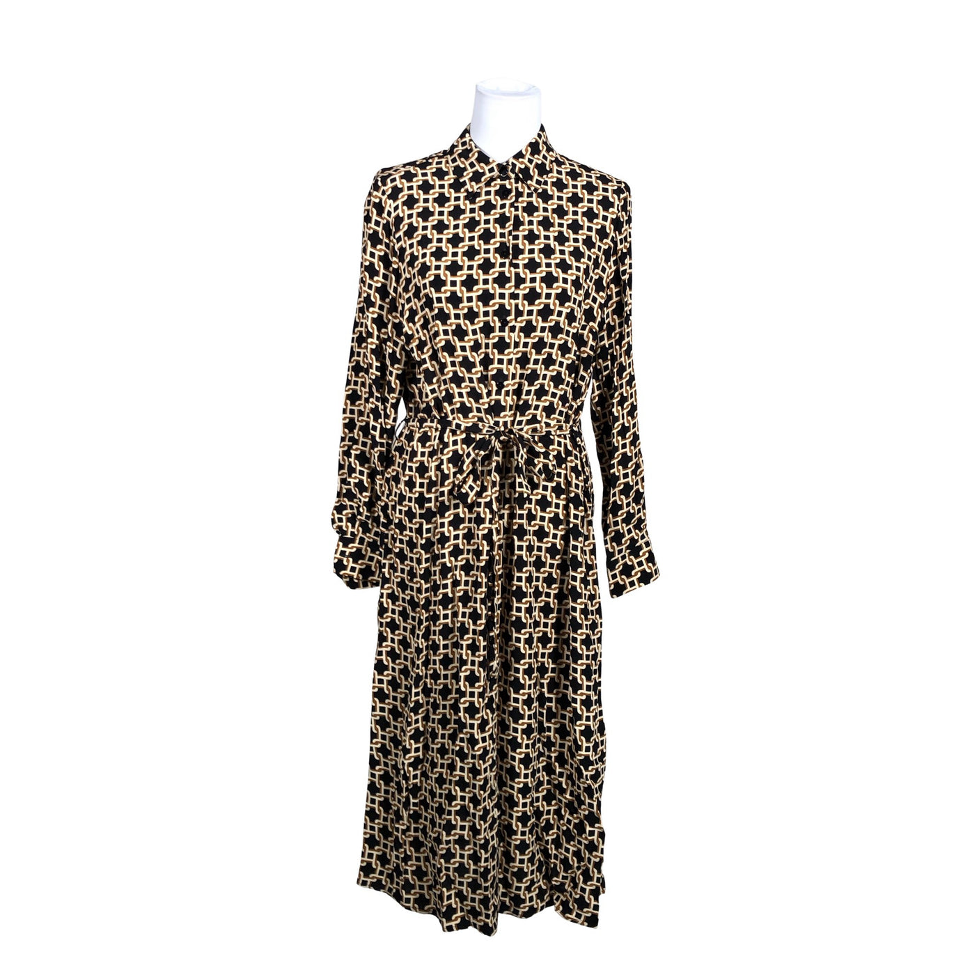 Unisex Ril's - Schiffon dress, size 38 - Black (1)