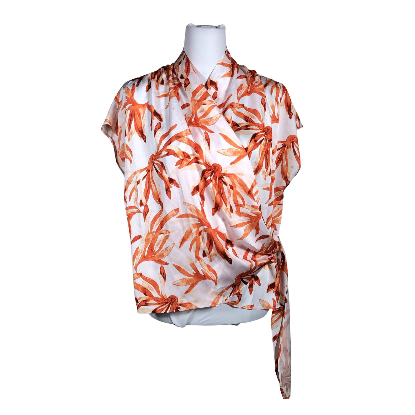 Unisex Ril's - Short-sleeved blouse, size 38 - White (1)