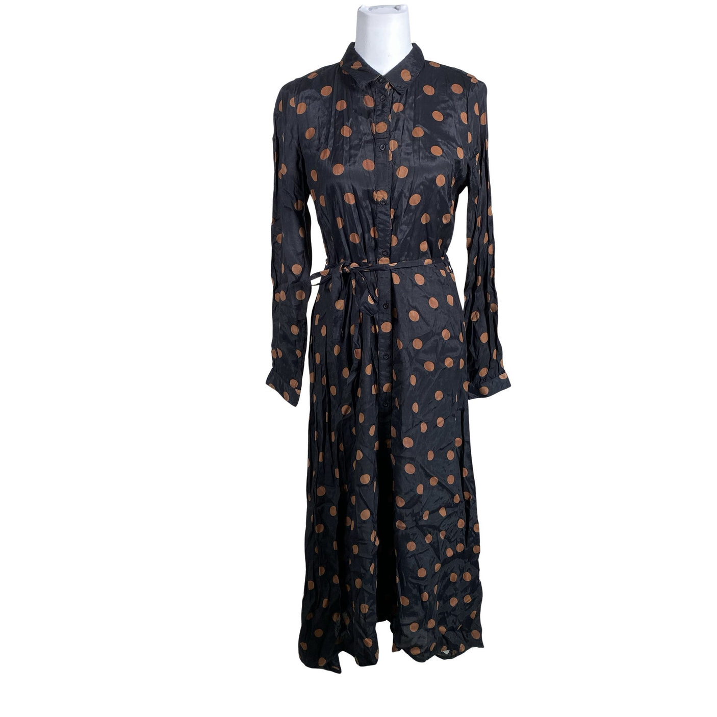 Unisex Kaffe - Schiffon dress, size 38 - Black (1)
