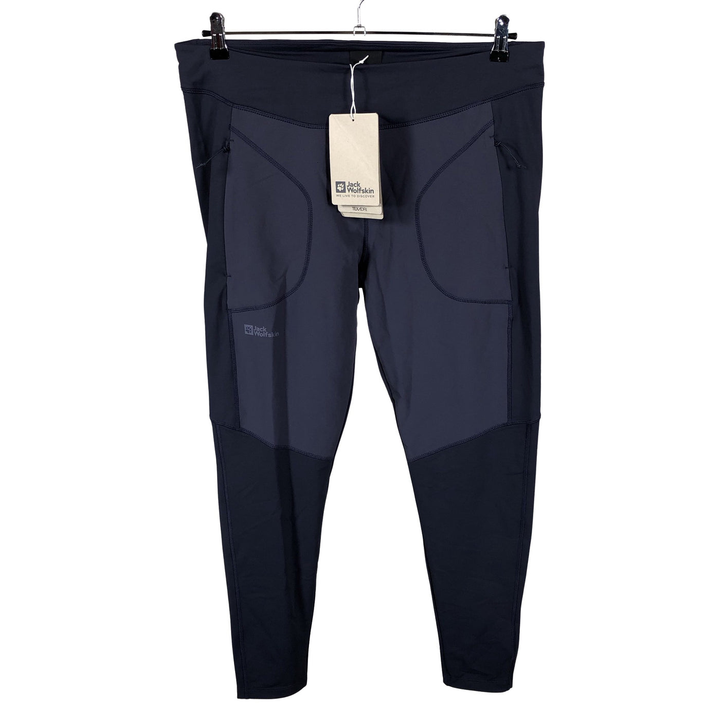 Unisex Jack Wolfskin - Sports tights, size 42 - Blue (1)