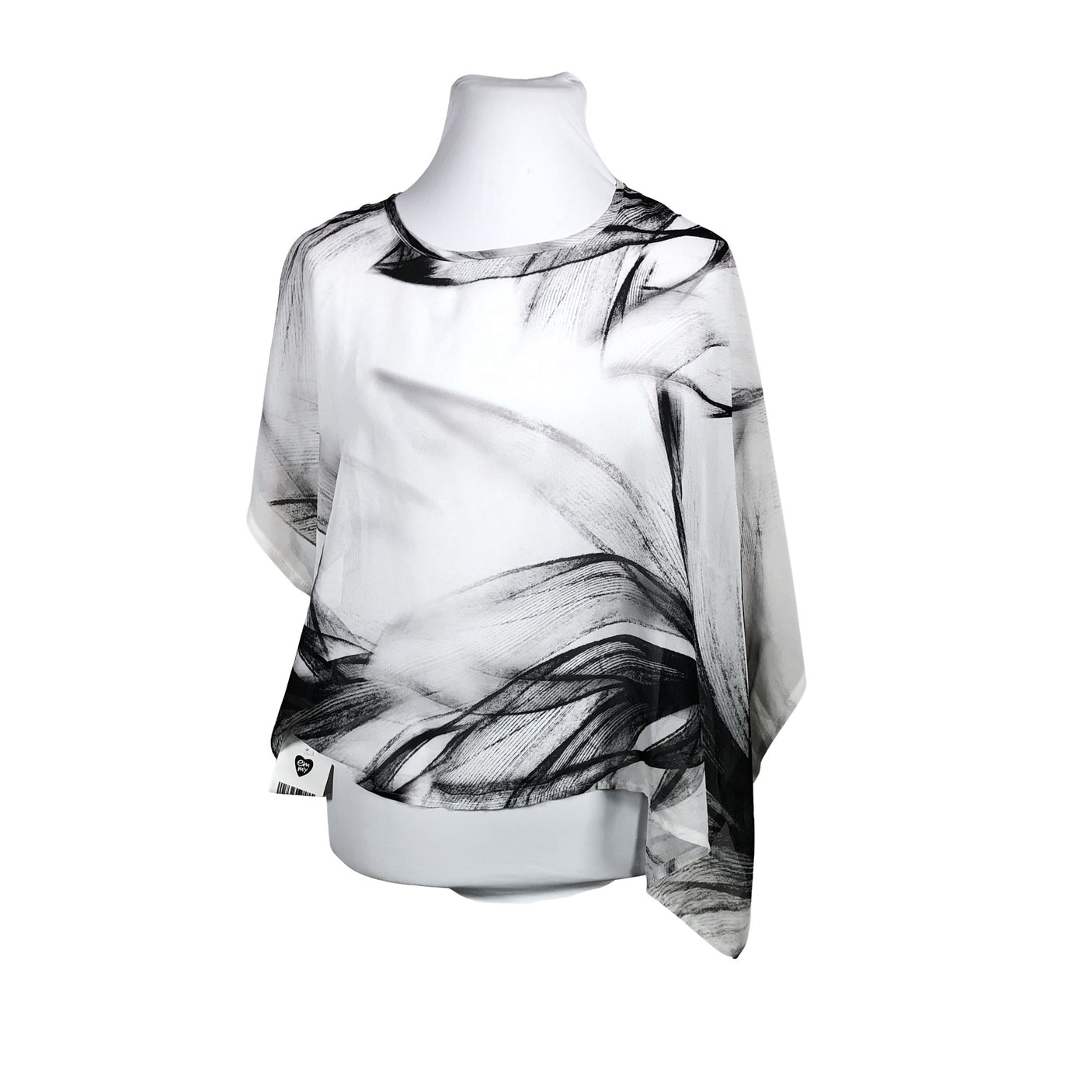Unisex Modelia - Short-sleeved blouse, size 44 - Gray (1)