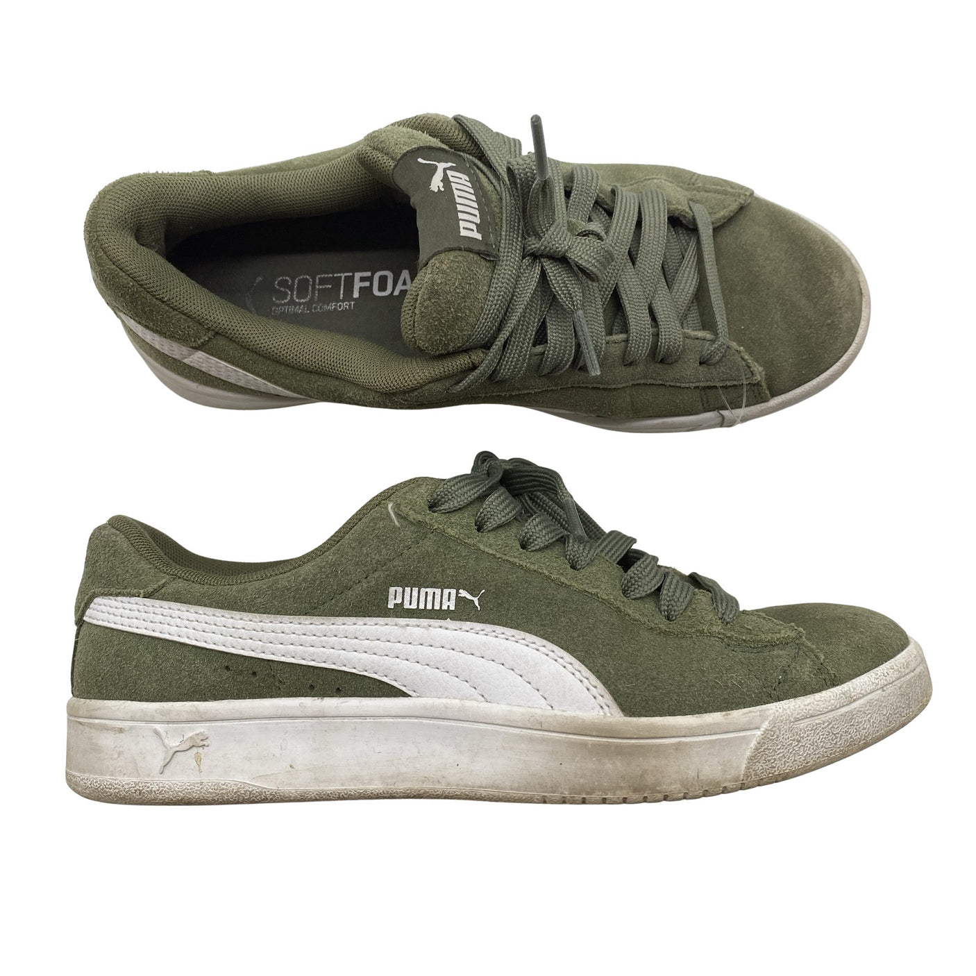 Unisex Puma - Casual sneakers, size 37 - Green (1)