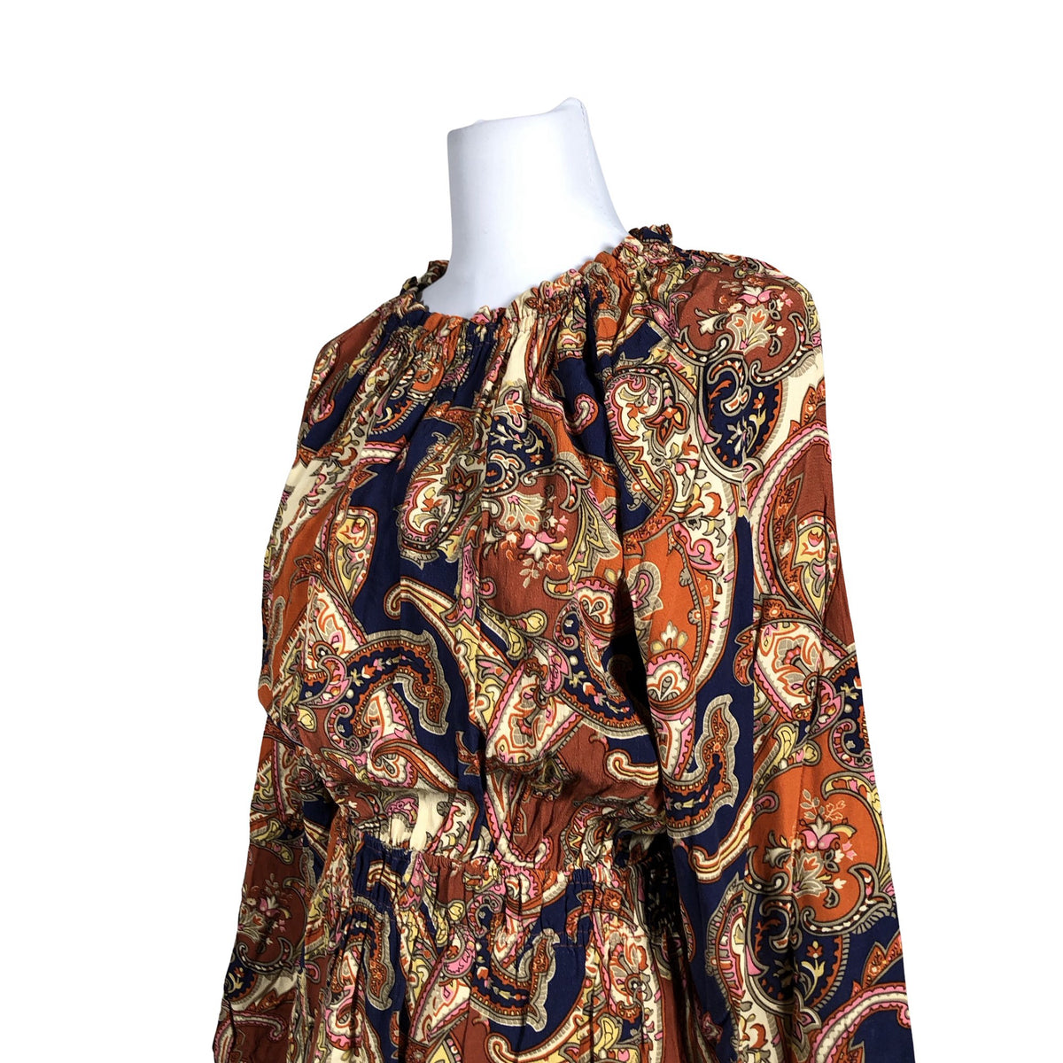 Unisex Gant - Schiffon dress, size 38 - Brown (2)