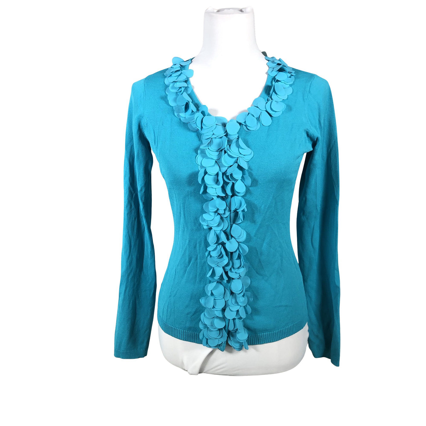 Unisex Bandolera - Cardigan, size 38 - Turquoise (1)