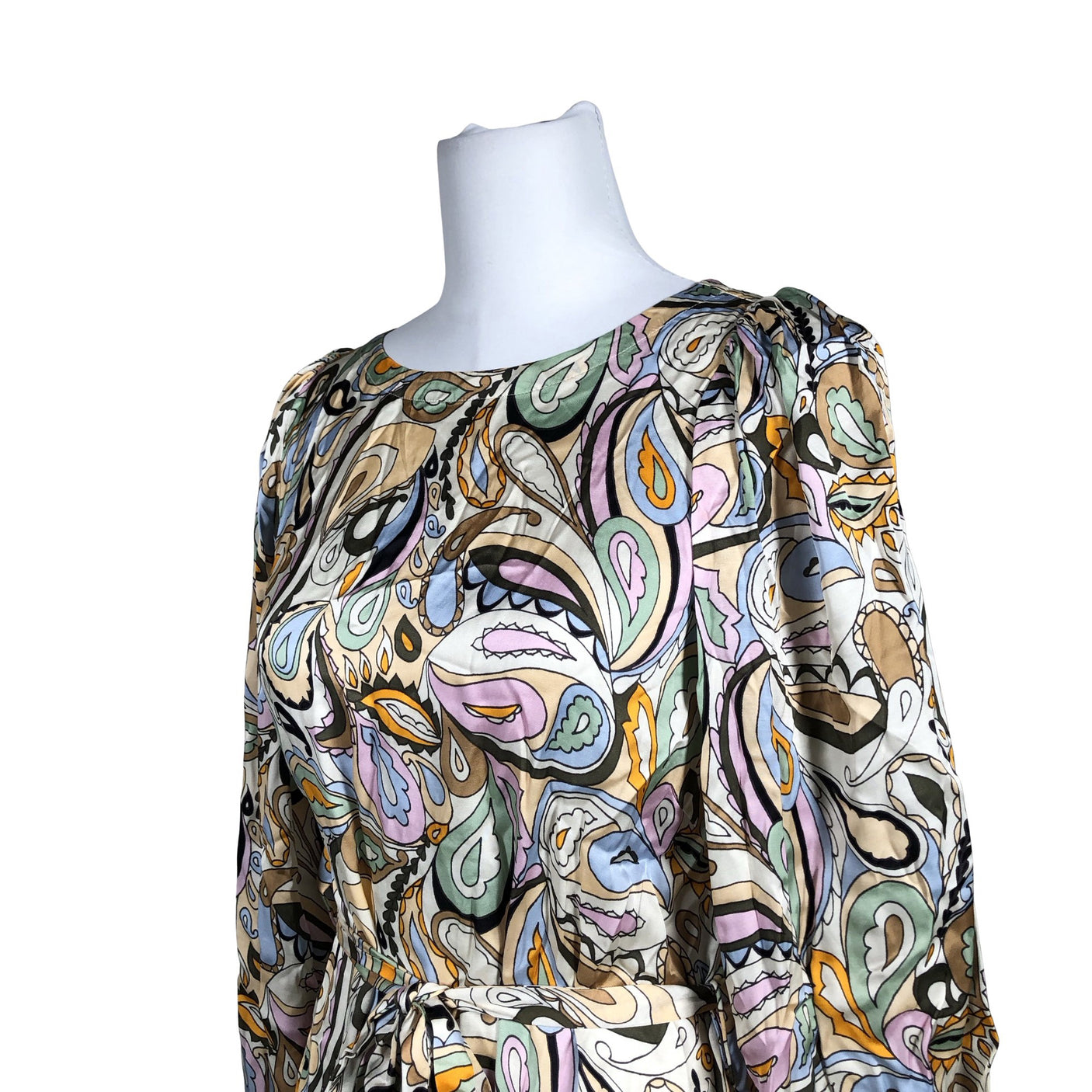 Unisex Mos Mosh - Schiffon dress, size 36 - Natural white (2)