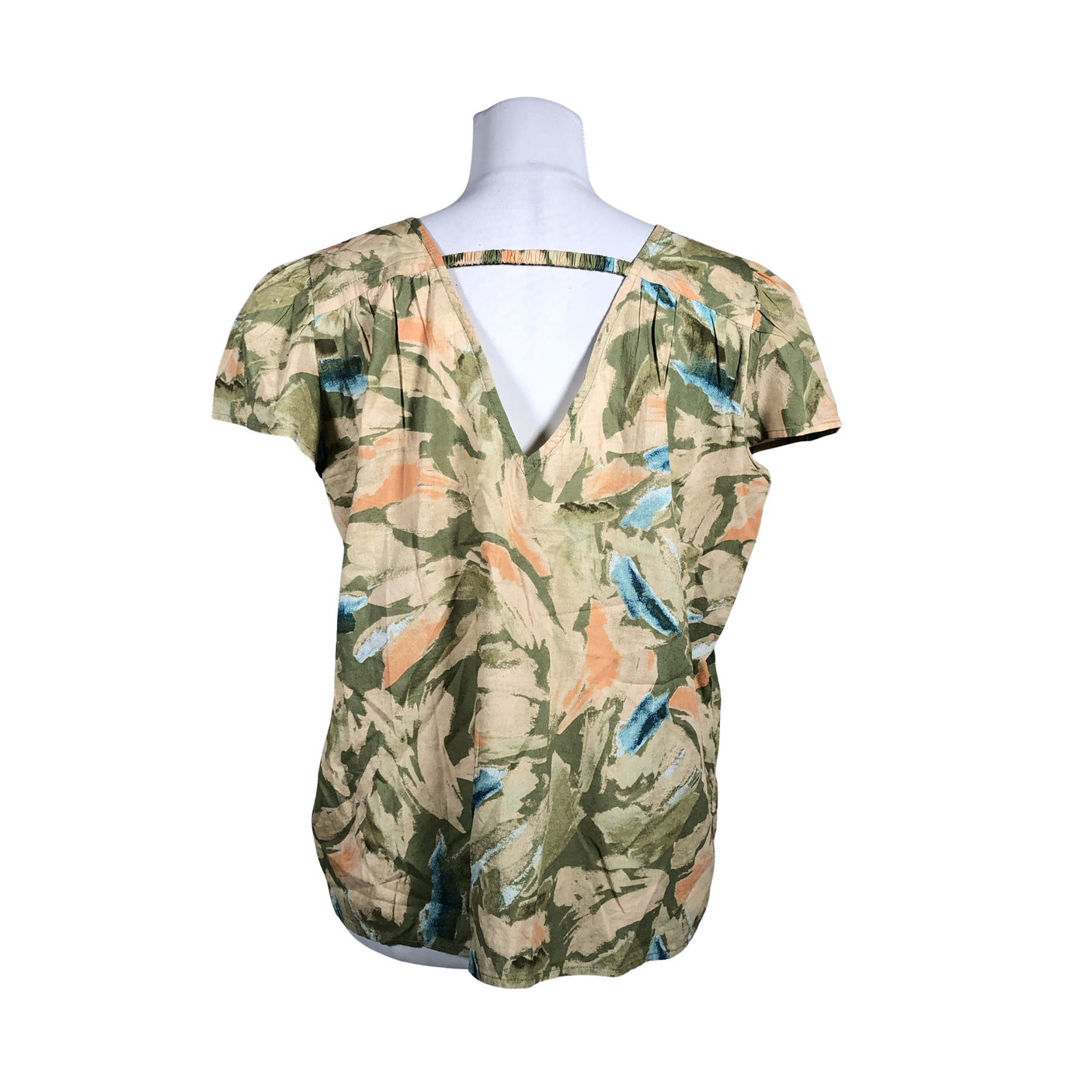 Unisex Esprit - Short-sleeved blouse, size 38 - Beige (2)