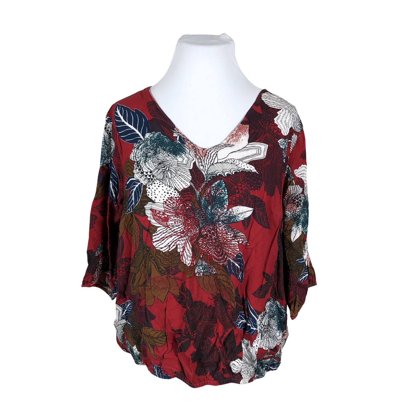 Unisex Junarose - Blouse, size 46 - Wine red (1)