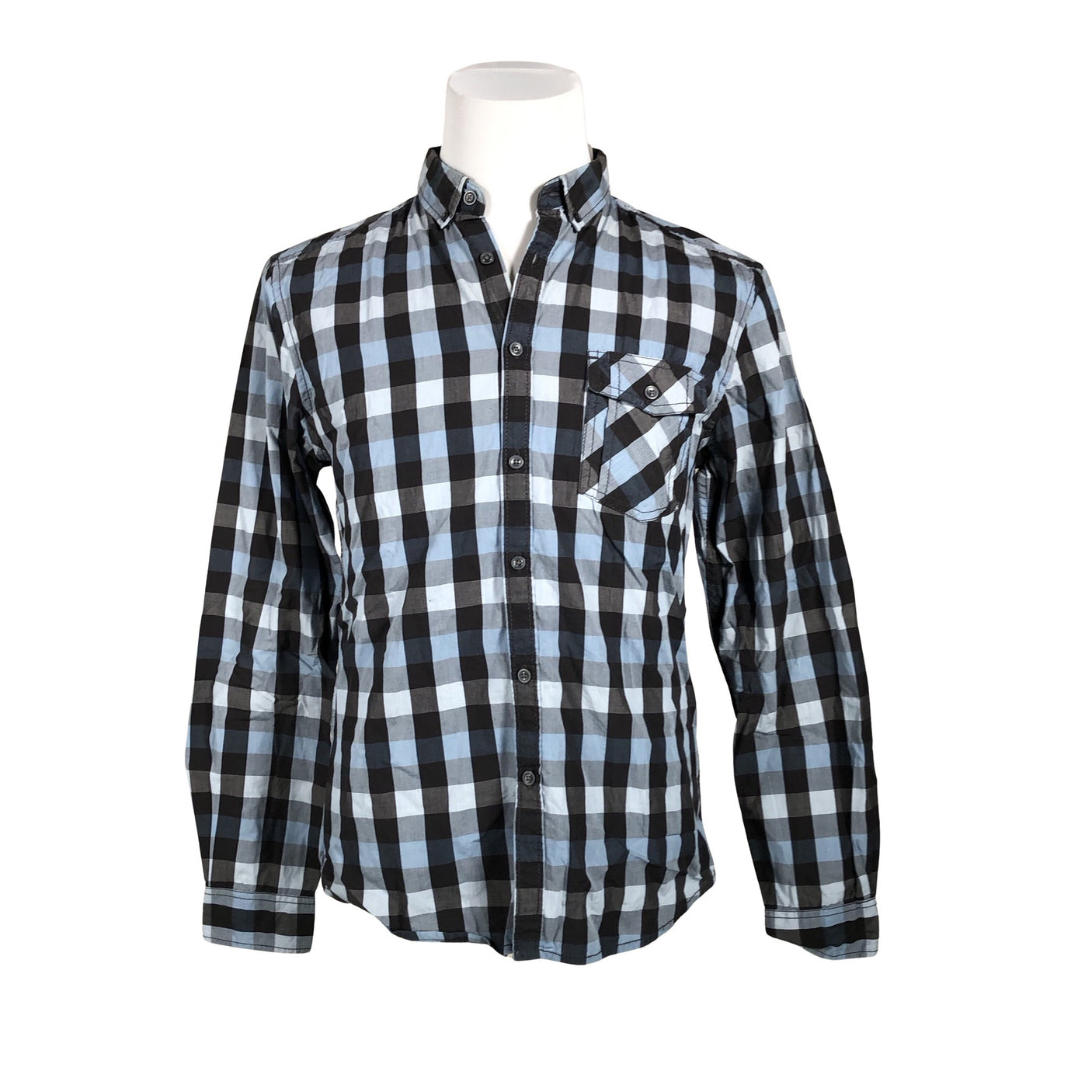 Unisex Esprit - Collared shirt, size M - Blue (1)