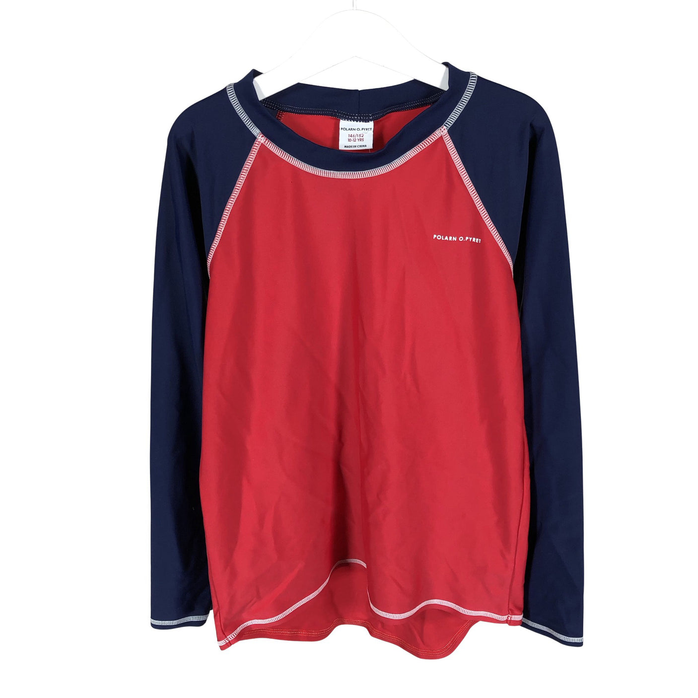 Unisex Polarn O. Pyret - Swim shirt, size 146 - 152 - Red (1)