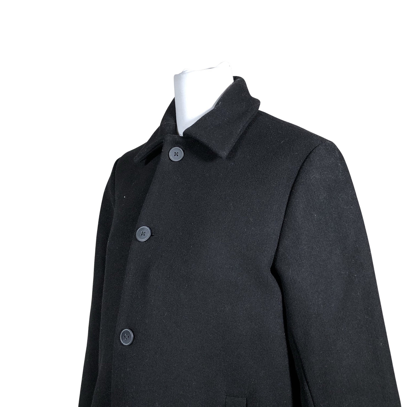 Unisex Makia - Wool coat, size M - Black (2)