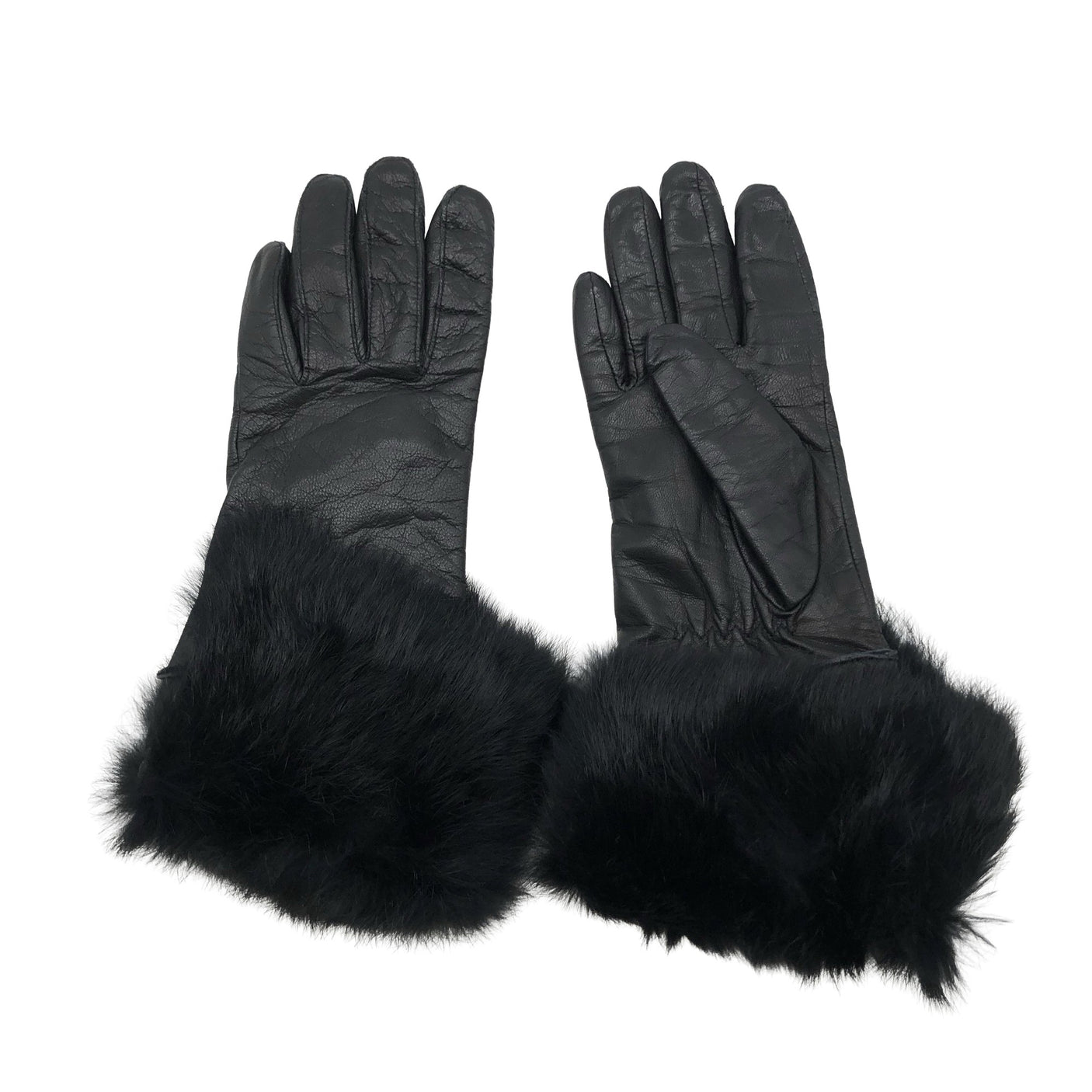 Unisex St. Emile - Leather gloves, size Ei kokoa - Black (1)