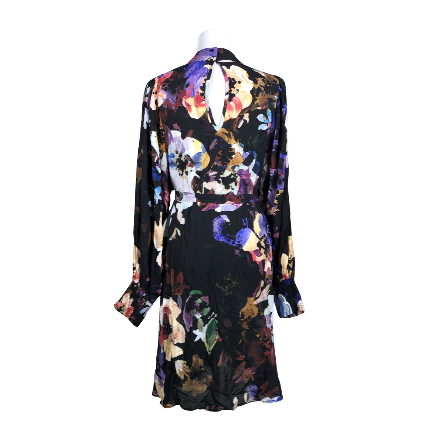 Unisex Kaiko - Schiffon dress, size 38 - Black (2)