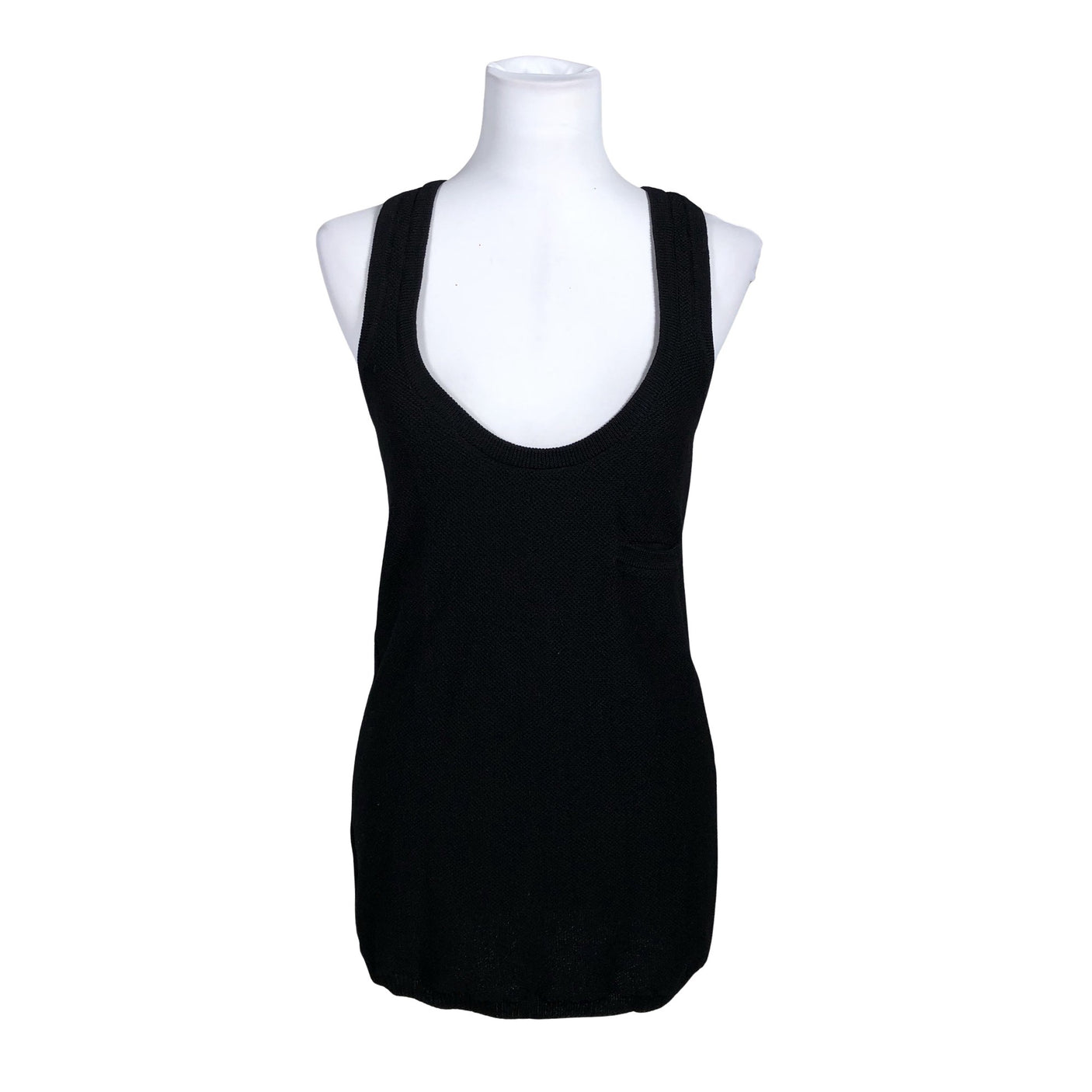 Unisex Filippa K. - Knit vest, size 36 - Black (1)