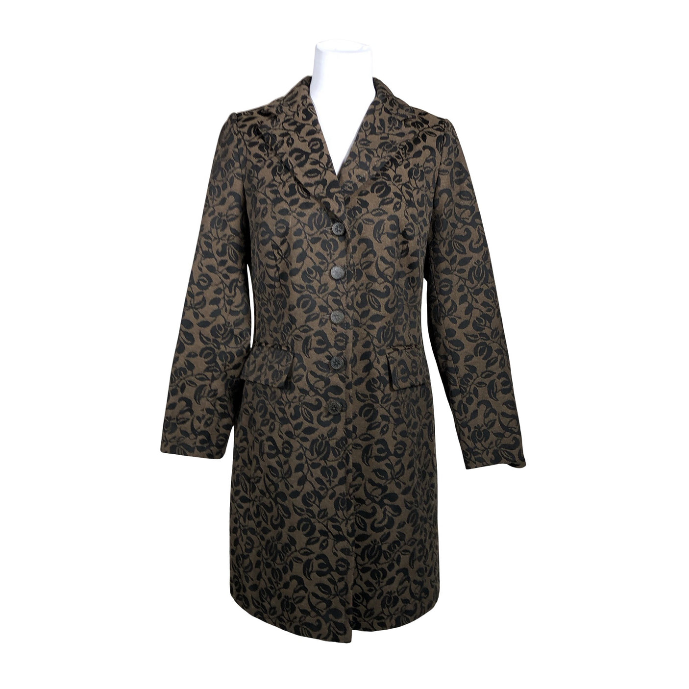 Unisex MasCara - Wool coat, size 40 - Brown (1)