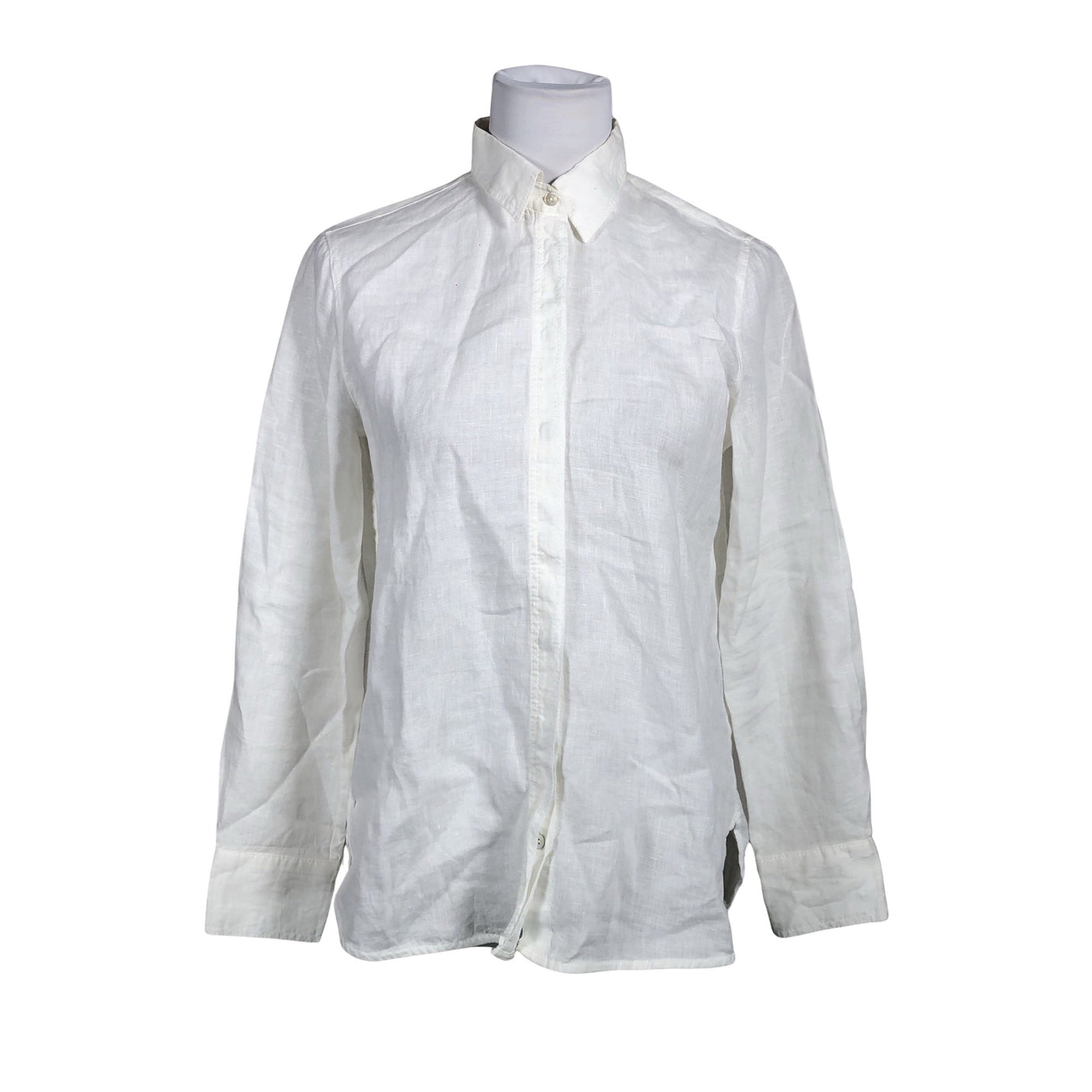 Unisex Massimo Dutti - Collared shirt, size 36 - White (1)