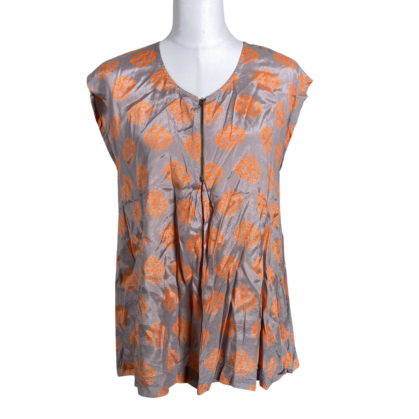 Unisex The Masai - Short-sleeved blouse, size 36 - Gray (1)