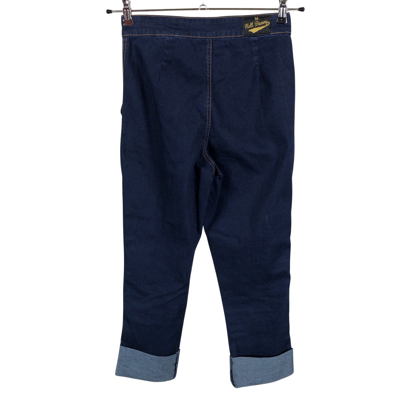 Unisex Hell Bunny - Capri jeans, size 34 - Blue (2)