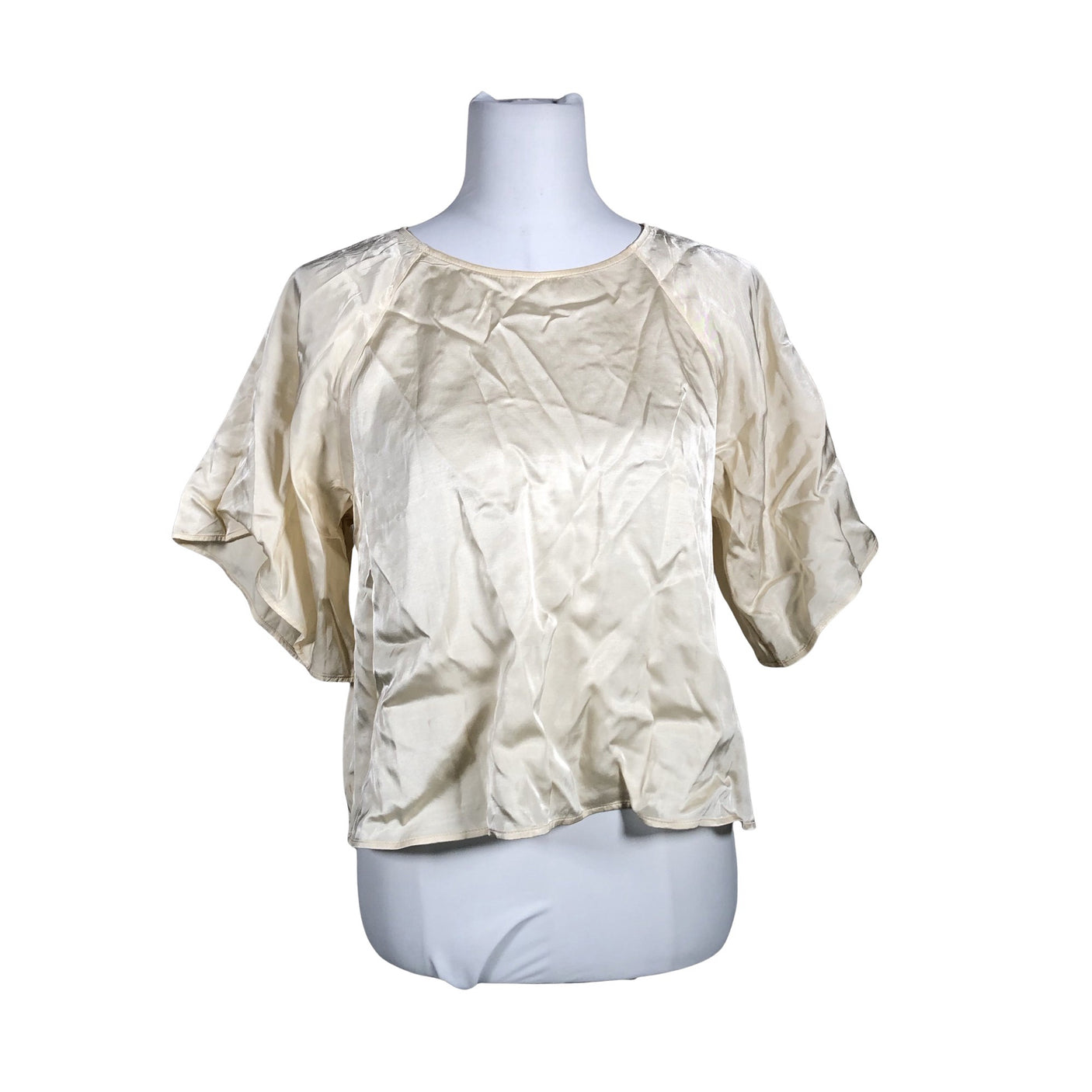 Unisex Arket - Short-sleeved blouse, size 38 - Beige (1)