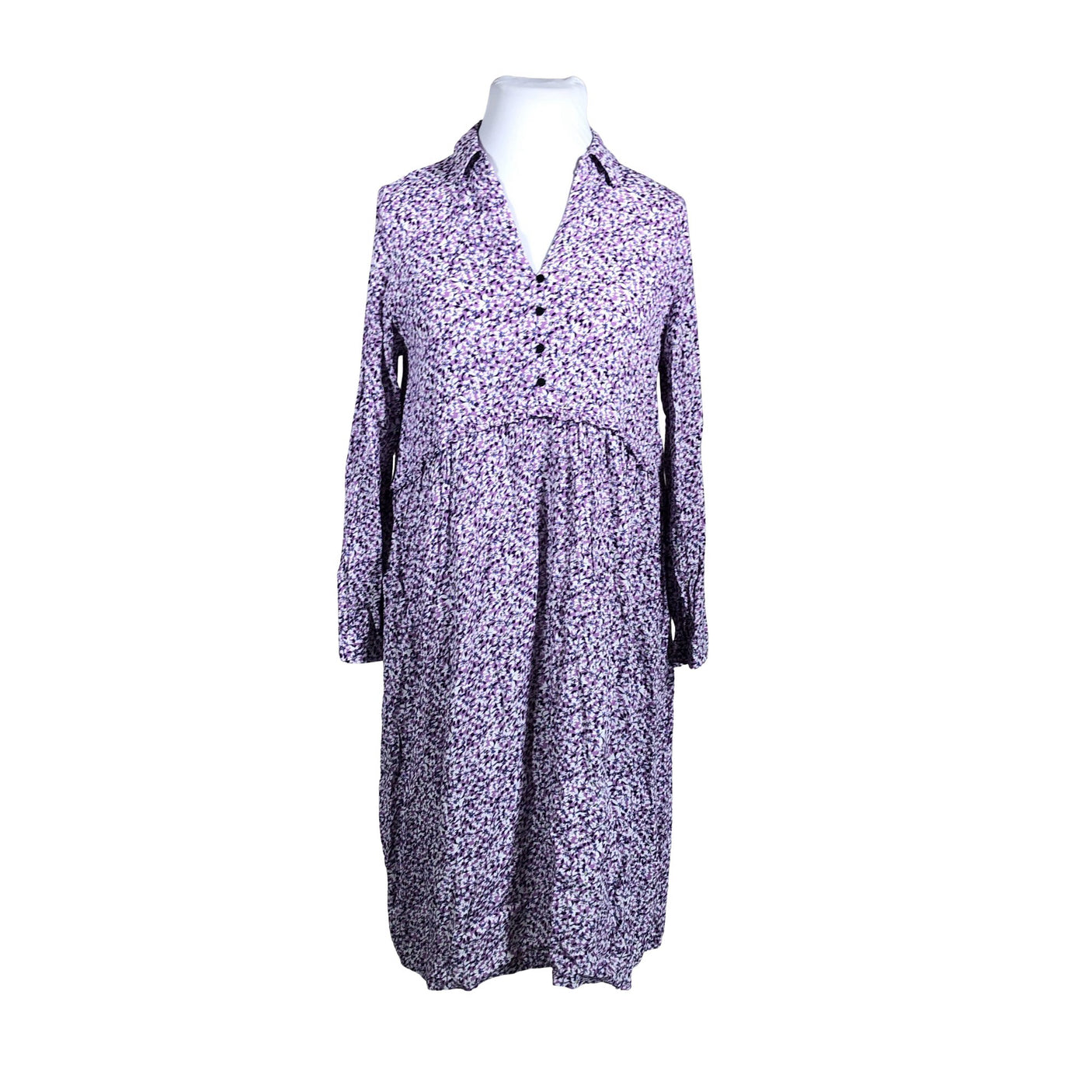 Unisex Esprit - Schiffon dress, size 44 - Violet (1)