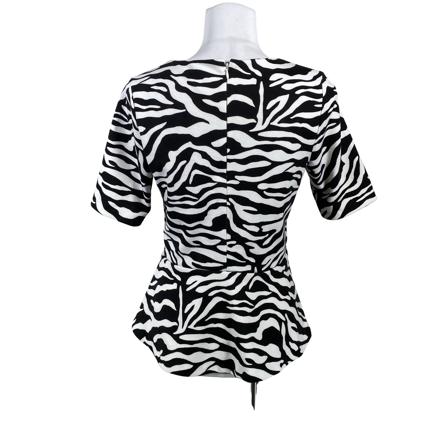 Unisex I-N-C International Concepts - Short-sleeved blouse, size 38 - Black (2)