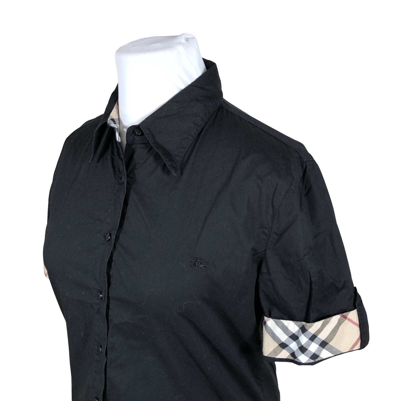 Unisex Burberry - Collared shirt, size 44 - Black (3)