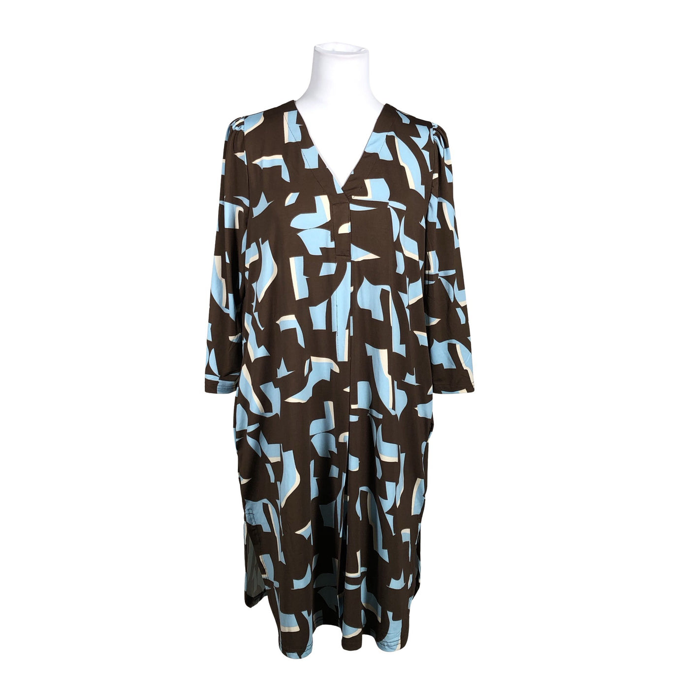 Unisex Fransa - Tricot dress, size 40 - Brown (1)