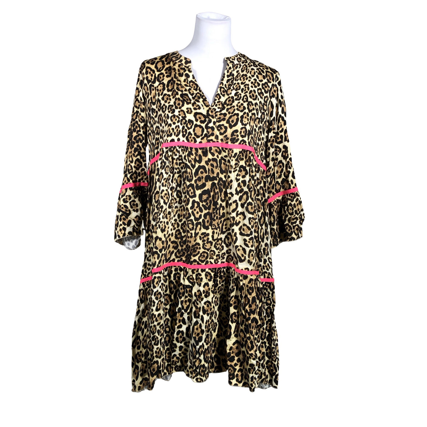 Unisex Emily Van Den Bergh - Schiffon dress, size 40 - Brown (1)
