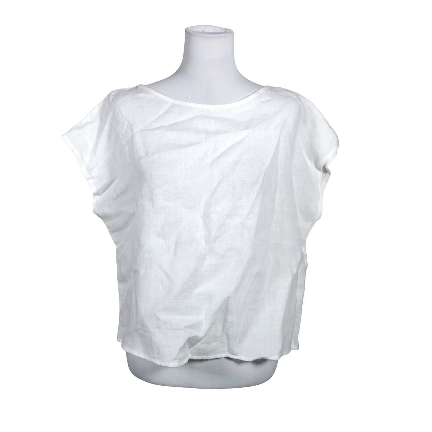 Unisex Bypias - Short-sleeved blouse, size 38 - White (1)