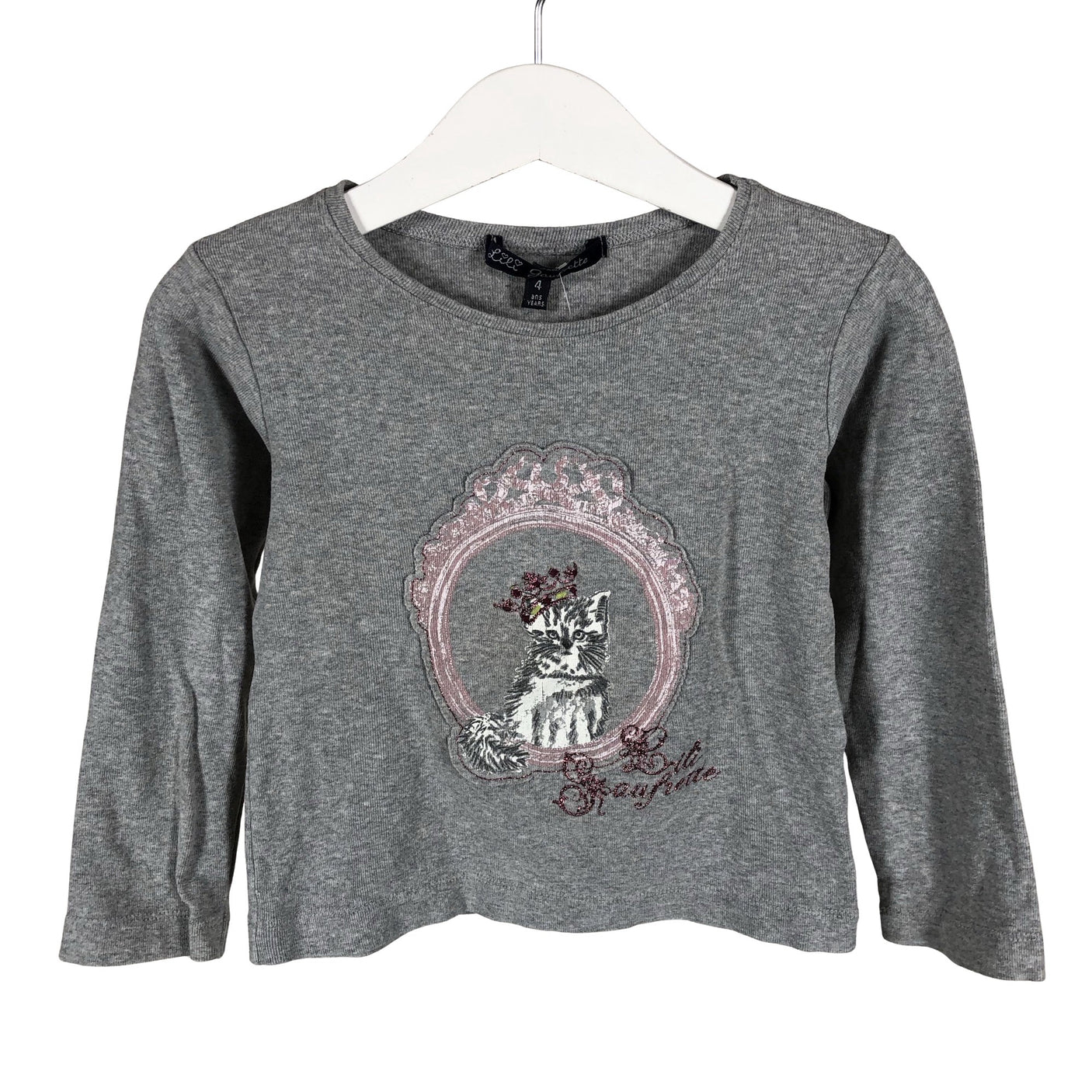 Unisex Lili Gaufrette - Tricot shirt, size 98 - 104 - Gray (1)