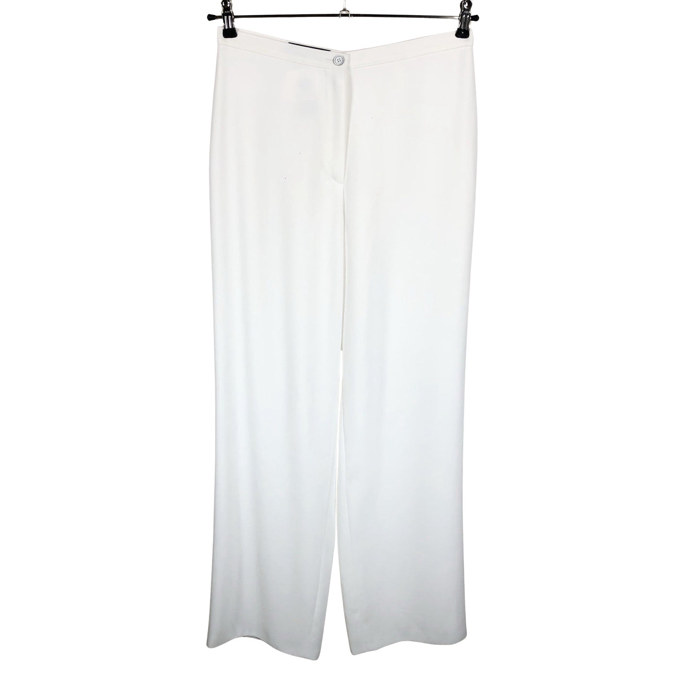 Unisex Gerry Weber - Straight leg trousers, size 40 - White (1)