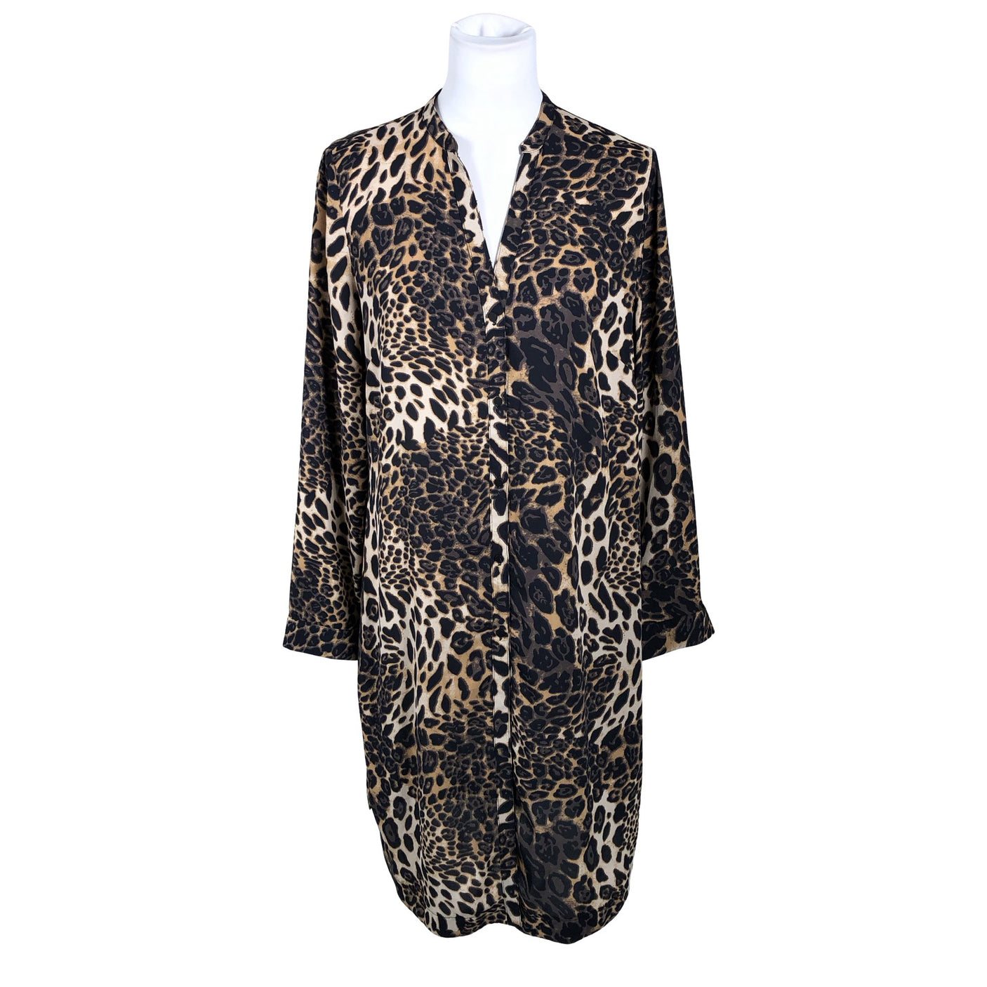 Unisex 2-Biz - Schiffon dress, size 40 - Brown (1)