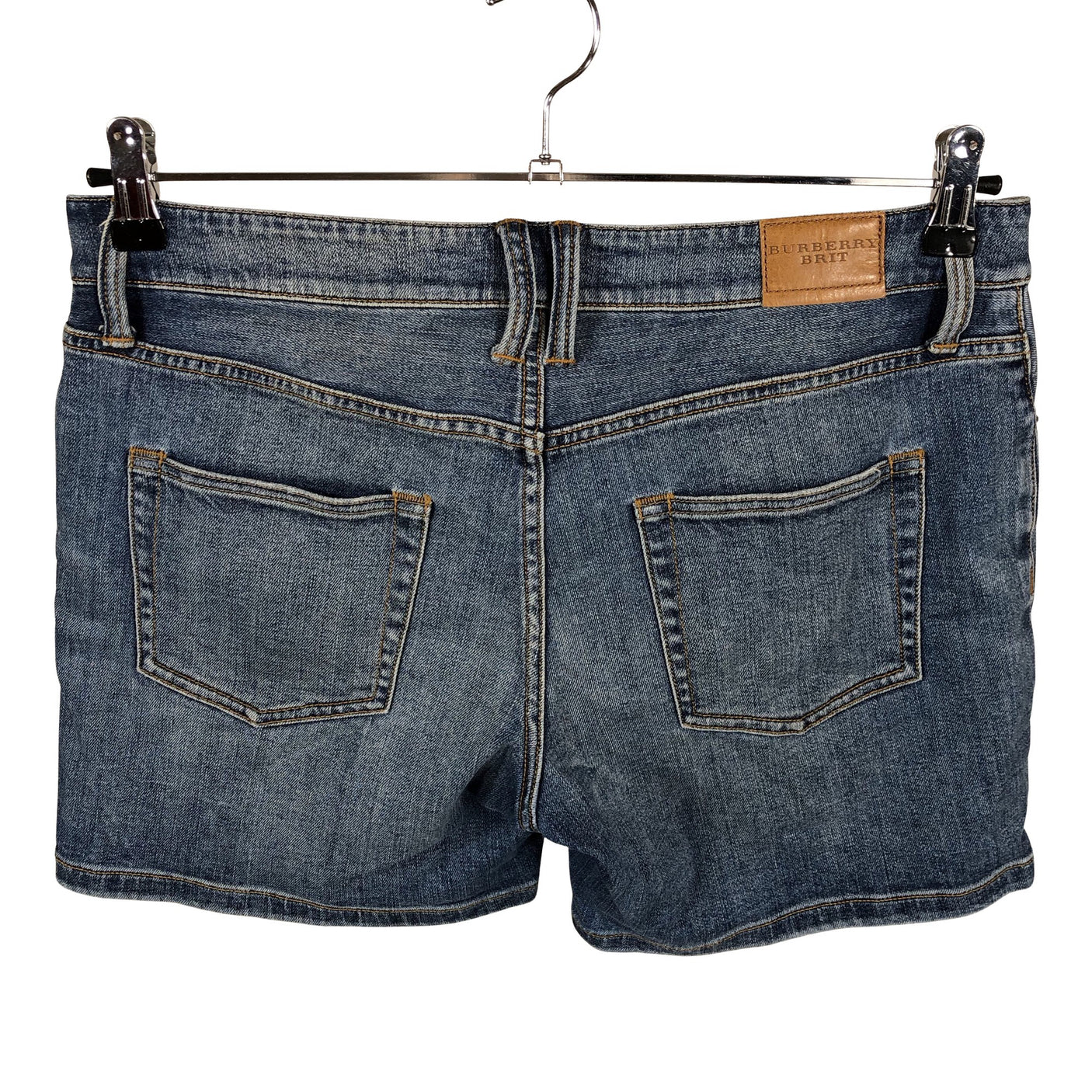 Unisex Burberry Brit - Denim shorts, size W28 - Blue (2)