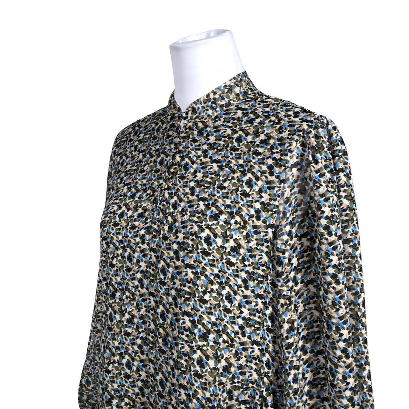 Unisex Hugo Boss - Schiffon dress, size 38 - Blue (2)