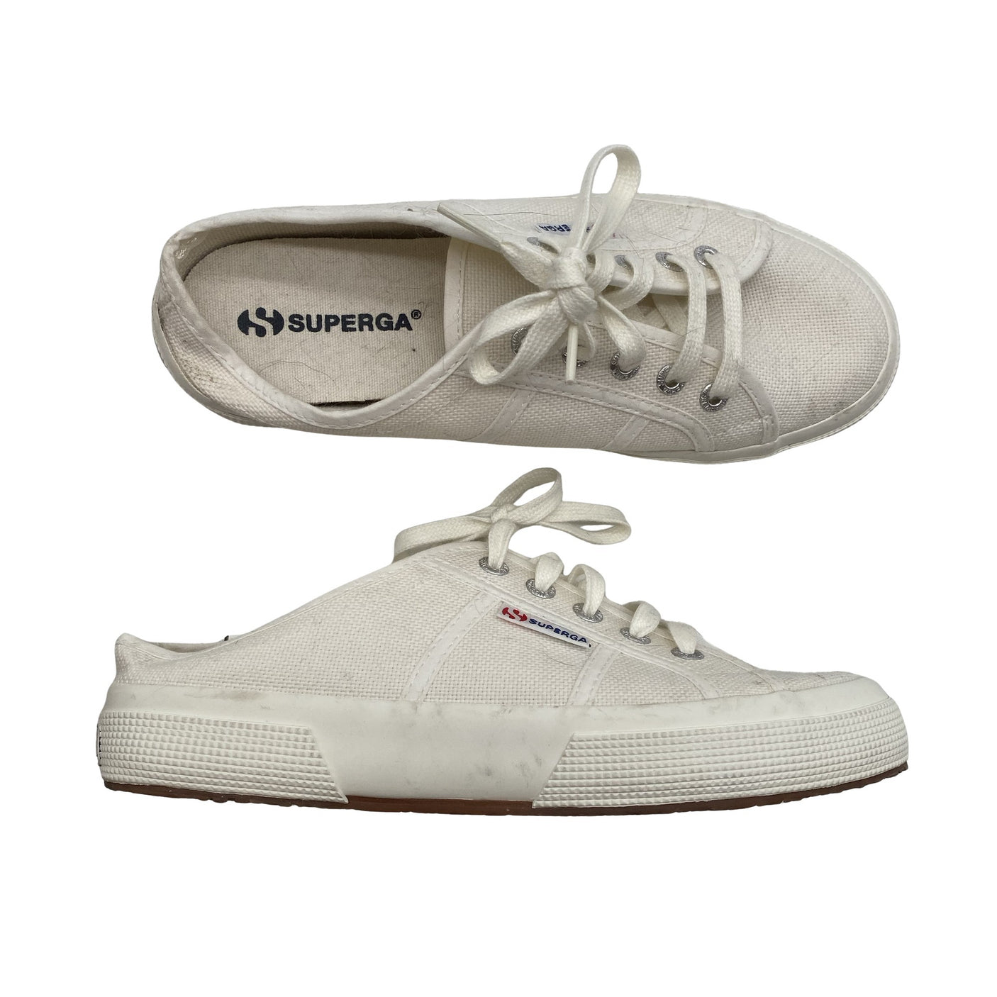 Unisex Superga - Casual sneakers, size 38 - White (1)
