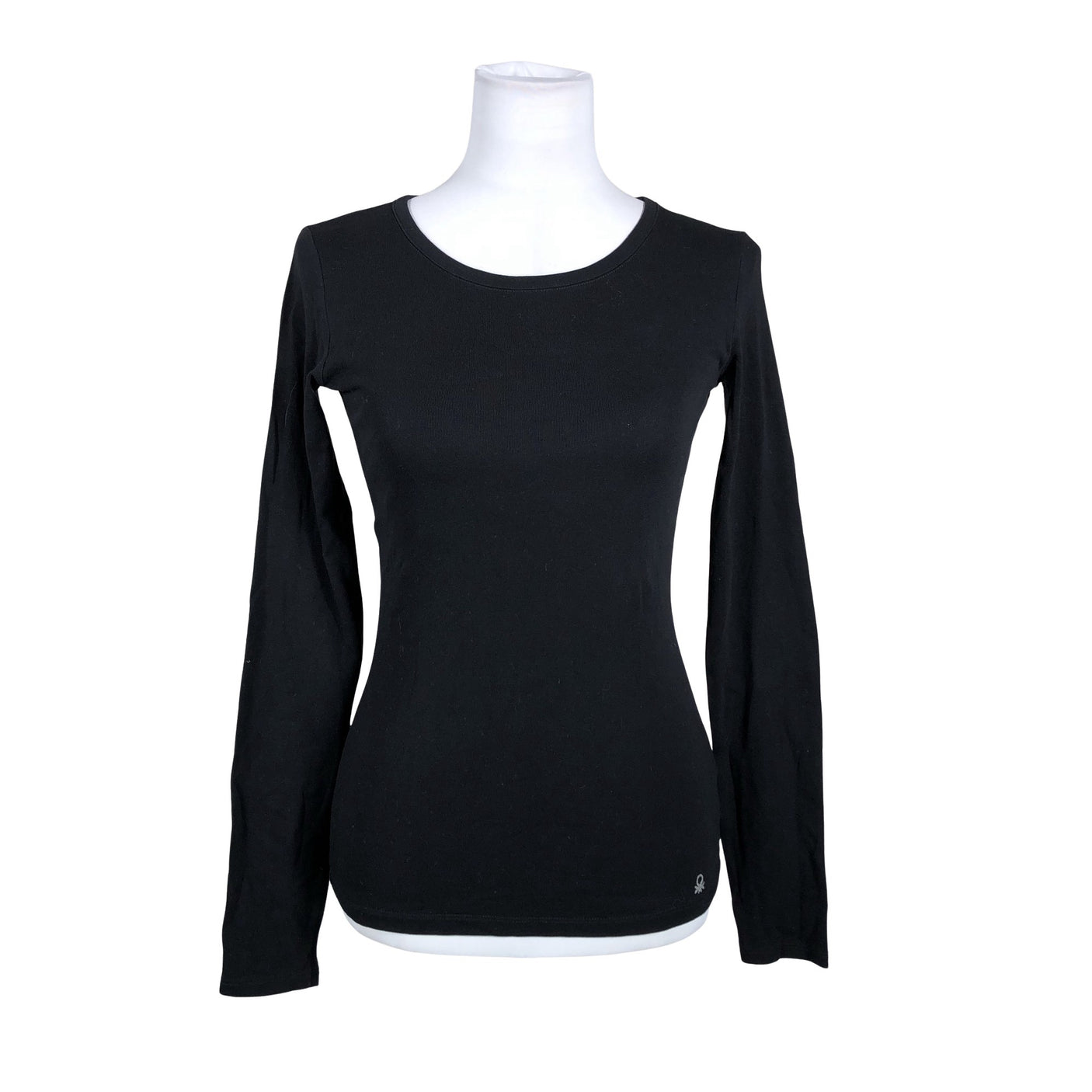 Unisex Benetton - Tricot shirt, size 38 - Black (1)