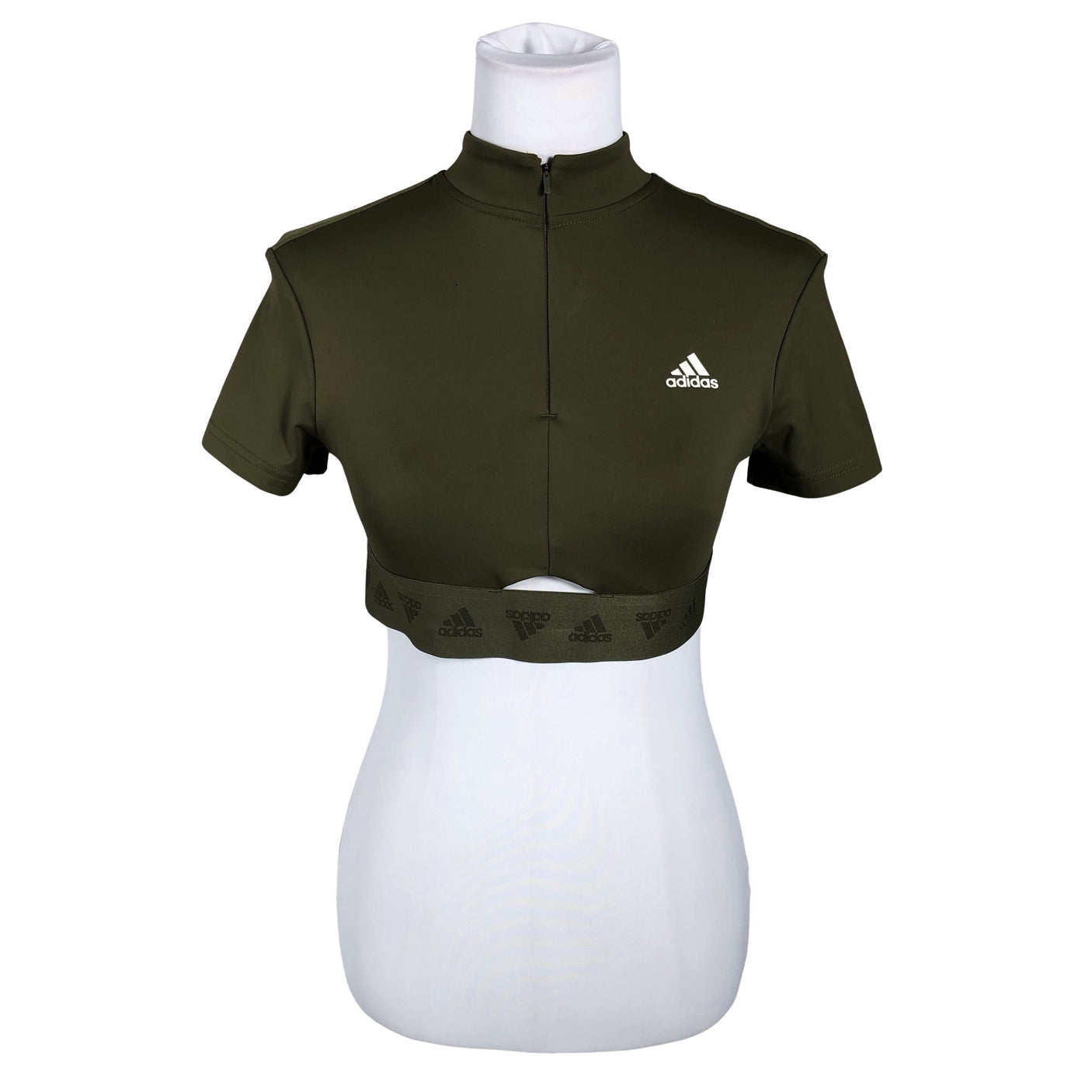 Unisex Adidas - Sports shirt, short sleeve, size 40 - Green (1)