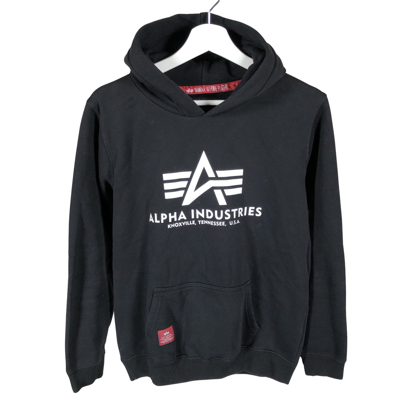 Unisex Alpha Industries - Hoodie, size 170 - 176 - Black (1)