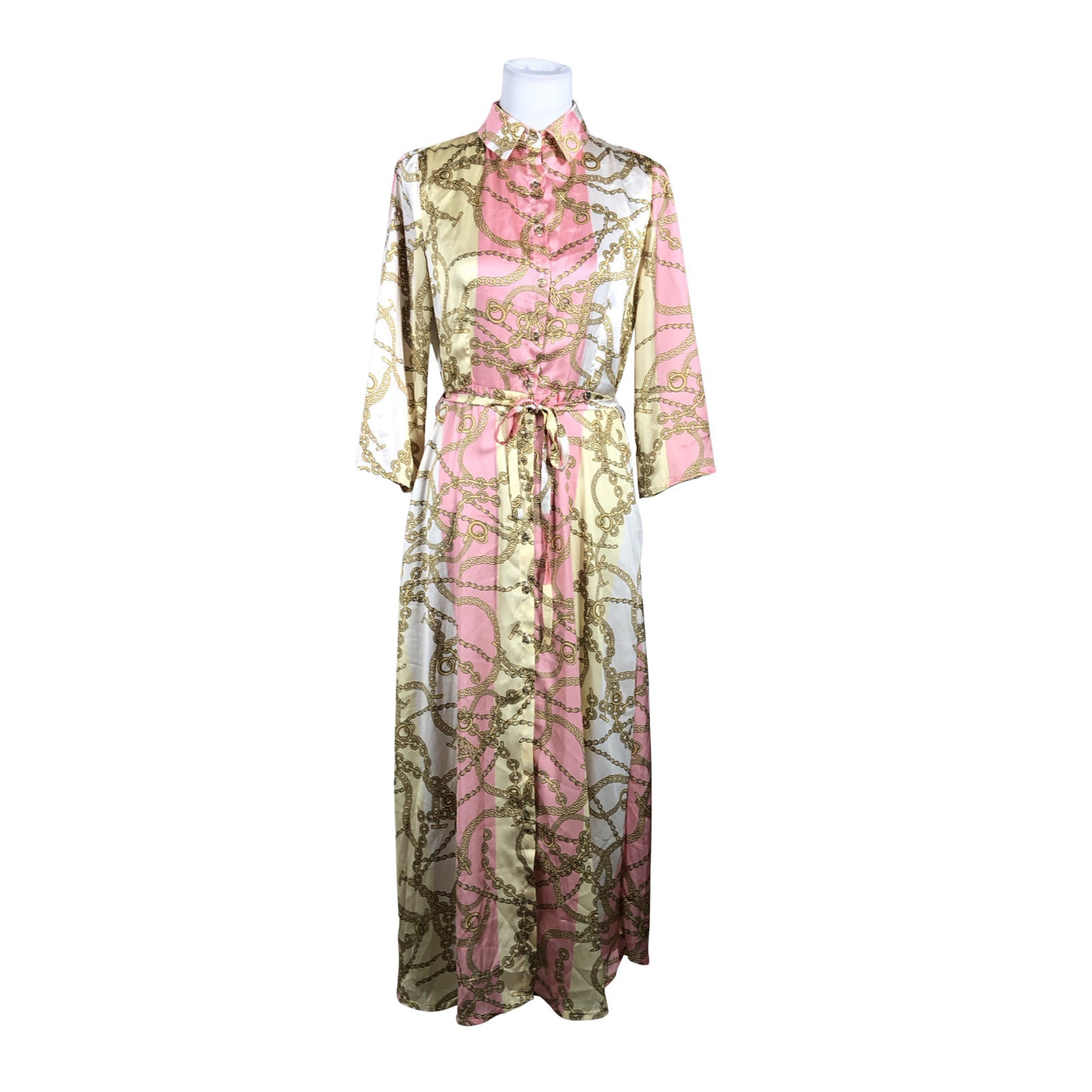 Unisex Rinascimento - Schiffon dress, size 38 - Yellow (1)